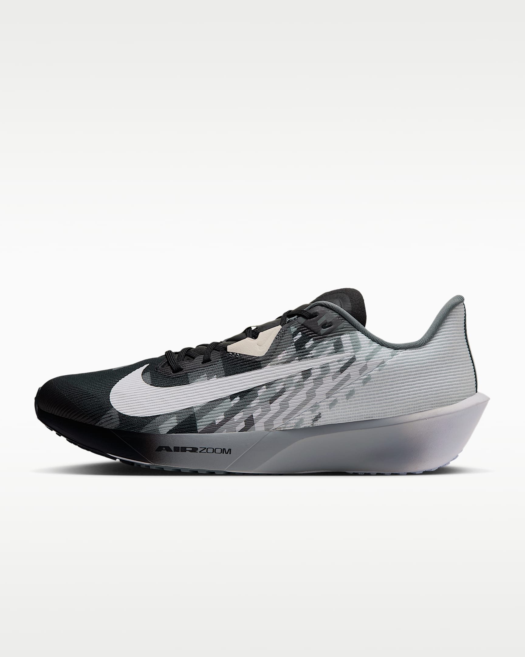Nike Zoom Rival Fly 4 SE 男子公路竞速跑步鞋 - 黑/烟灰/雾灰/白色
