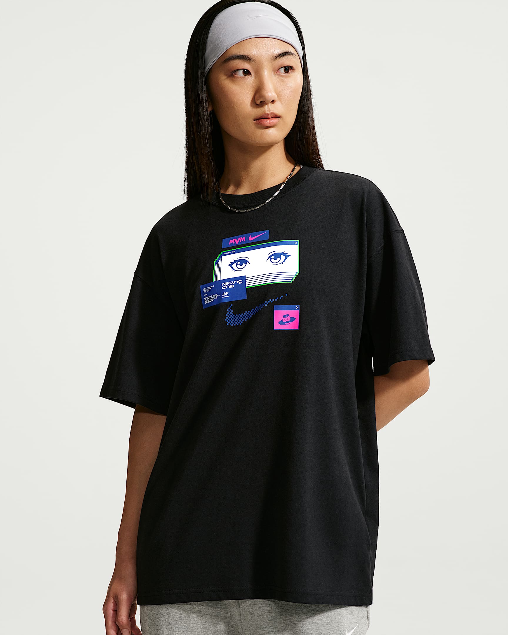 Nike Sportswear 男子短袖T恤 - 黑