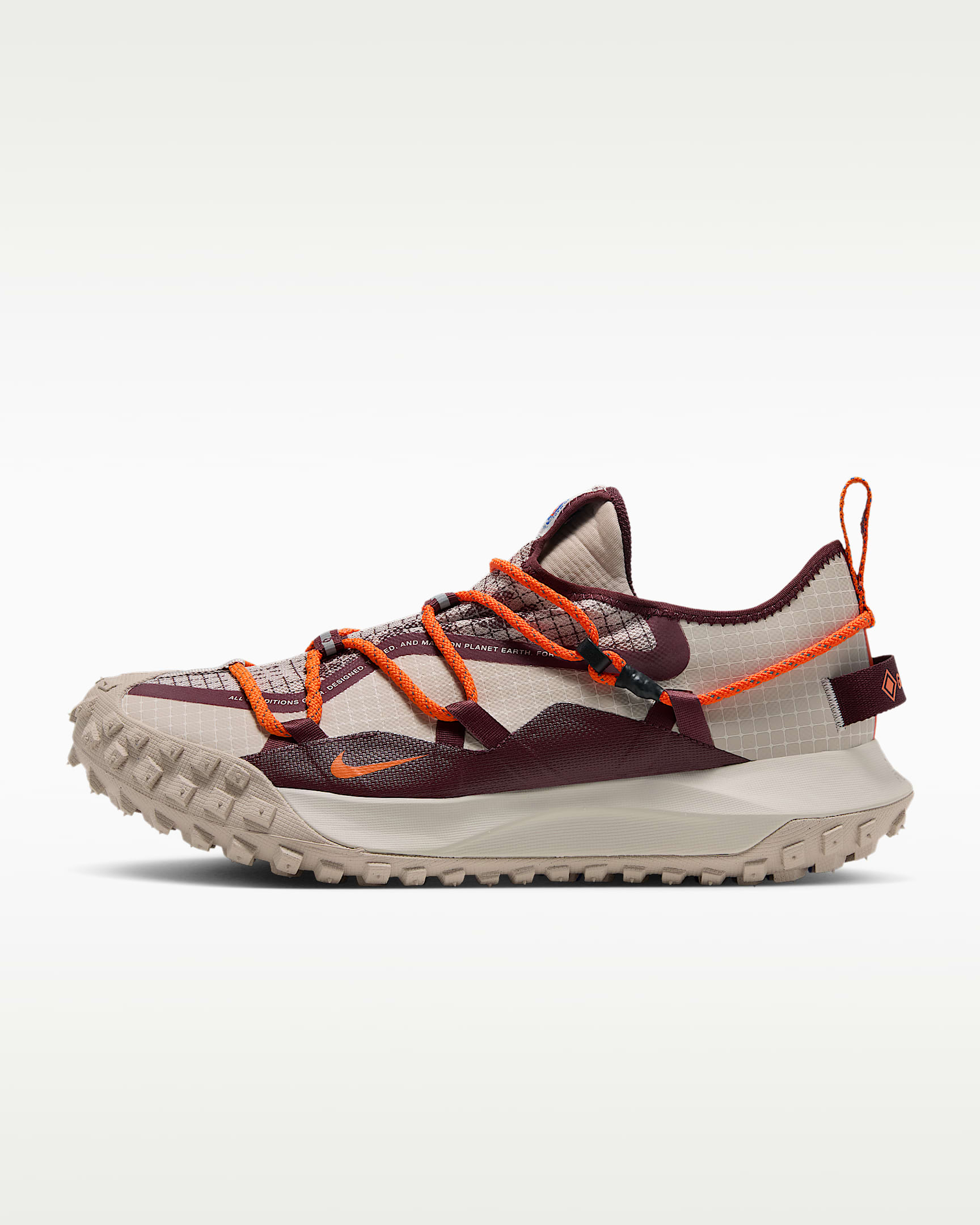 ACG Mountain Fly Low GORE-TEX SE 男子防水运动鞋 - 奶白 II/浅土褐/皇家蓝/安全橙