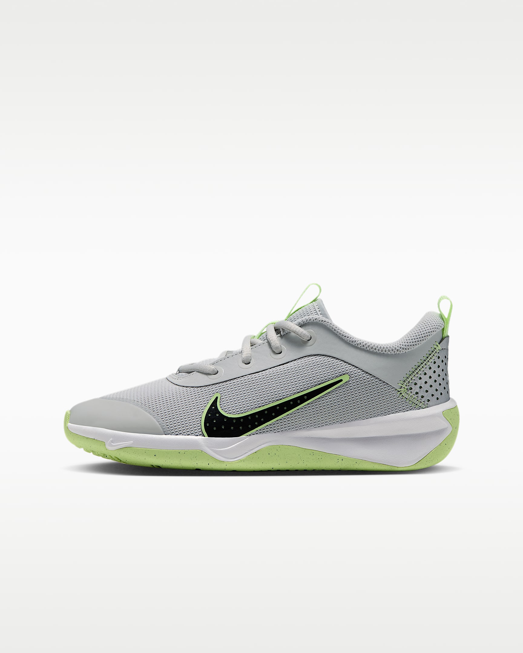 Nike Omni Multi-Court 大童体育课综合运动鞋 - 尘光子色/微黄绿/金属银/黑