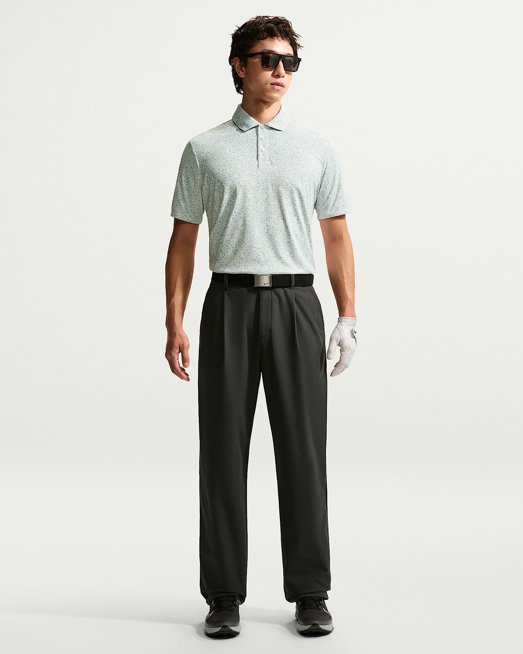 Nike Par Dri-FIT 男子防晒速干高尔夫长裤 - 煤黑/黑/煤黑