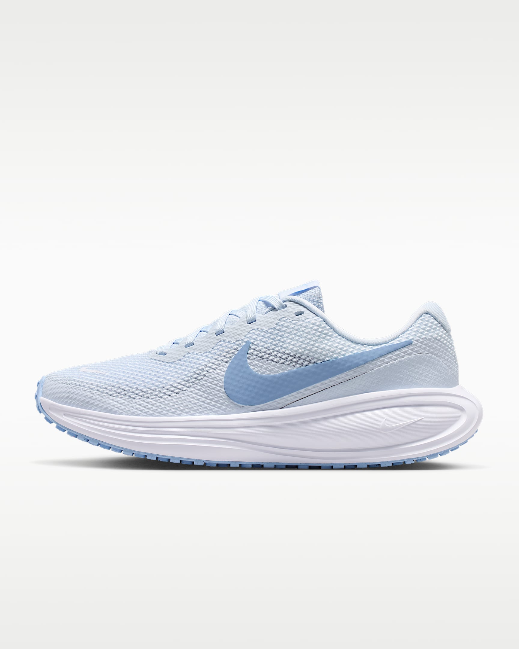 Nike Revolution 8 女子公路跑步鞋 - 足球灰/白色/煤黑/铝蓝