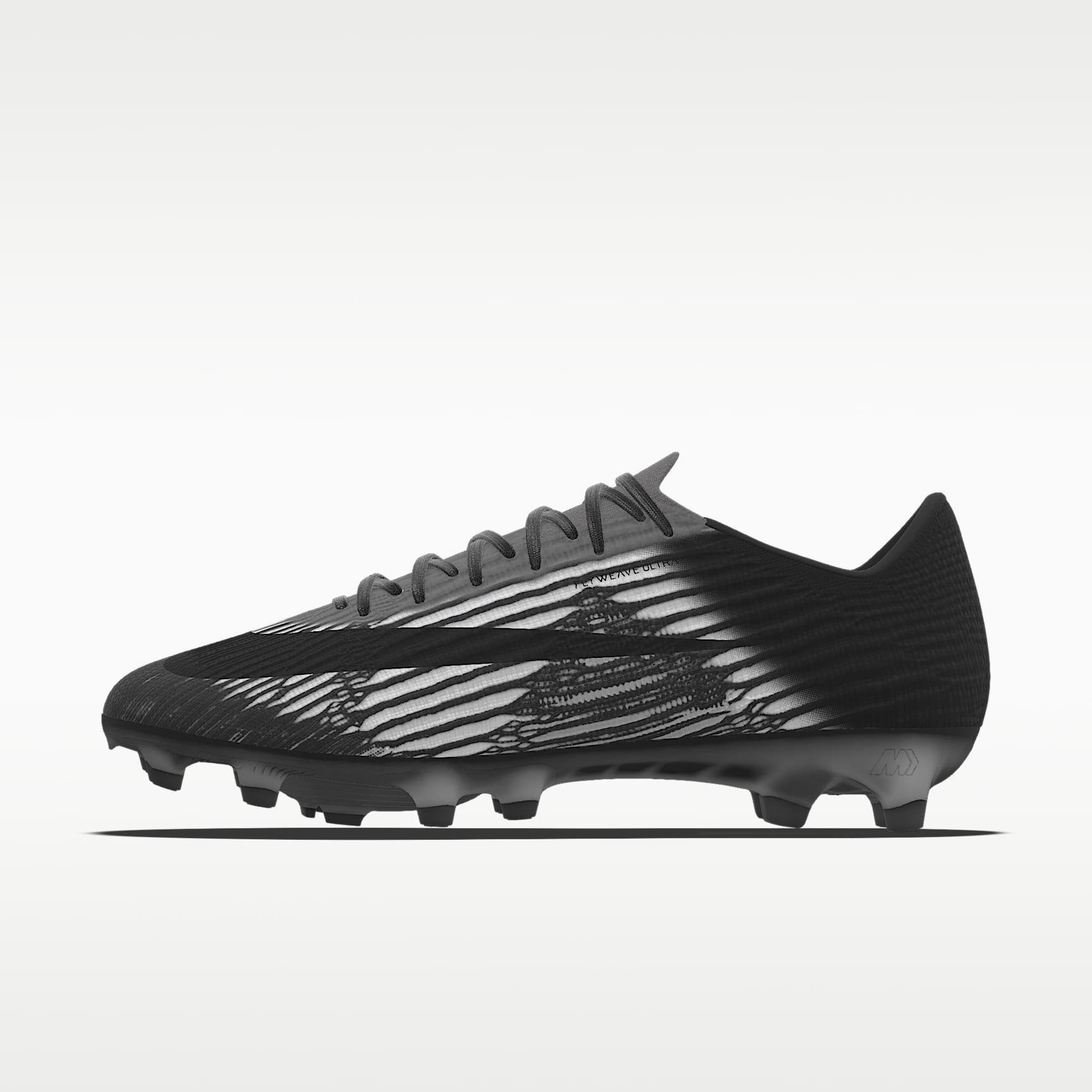 Nike Mercurial Superfly 11 Elite By You 专属定制 AG 人造草地低帮足球鞋 - 冷灰/冷灰