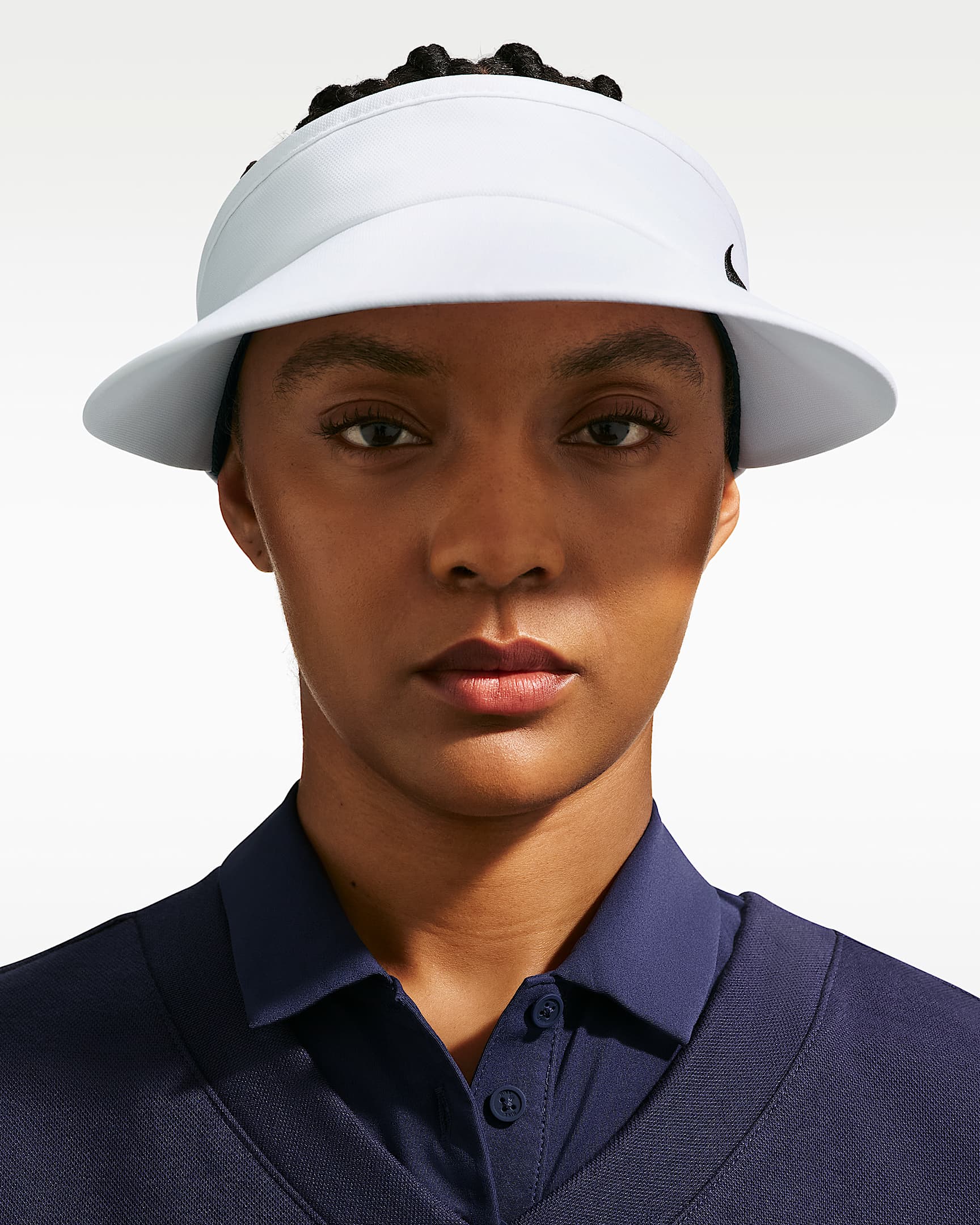 Nike Ace Dri-FIT 高尔夫速干遮阳帽 - 白色/煤黑/黑