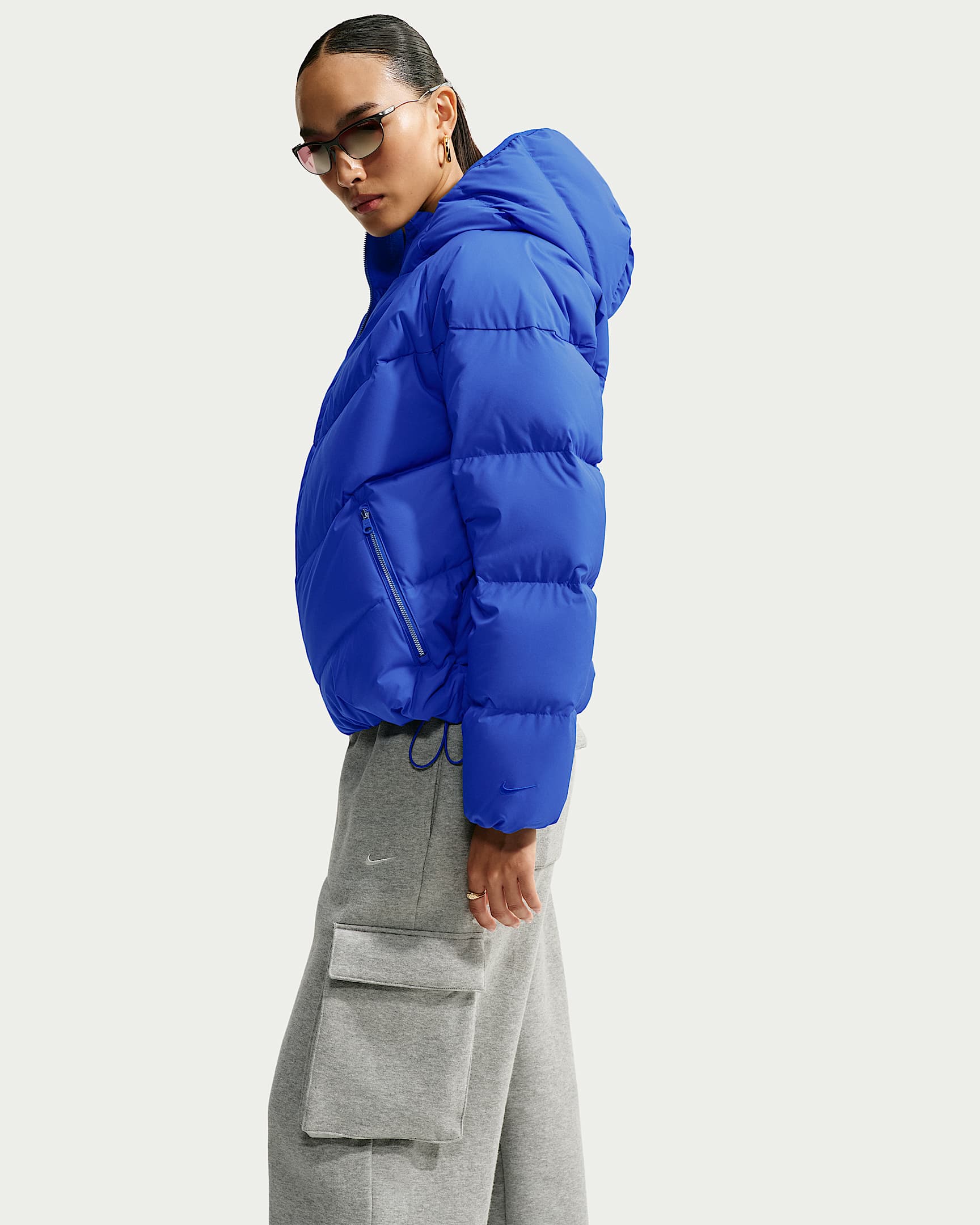 Nike Sportswear Storm-FIT 女子防风拒水连帽羽绒夹克 - 旧宝蓝/旧宝蓝
