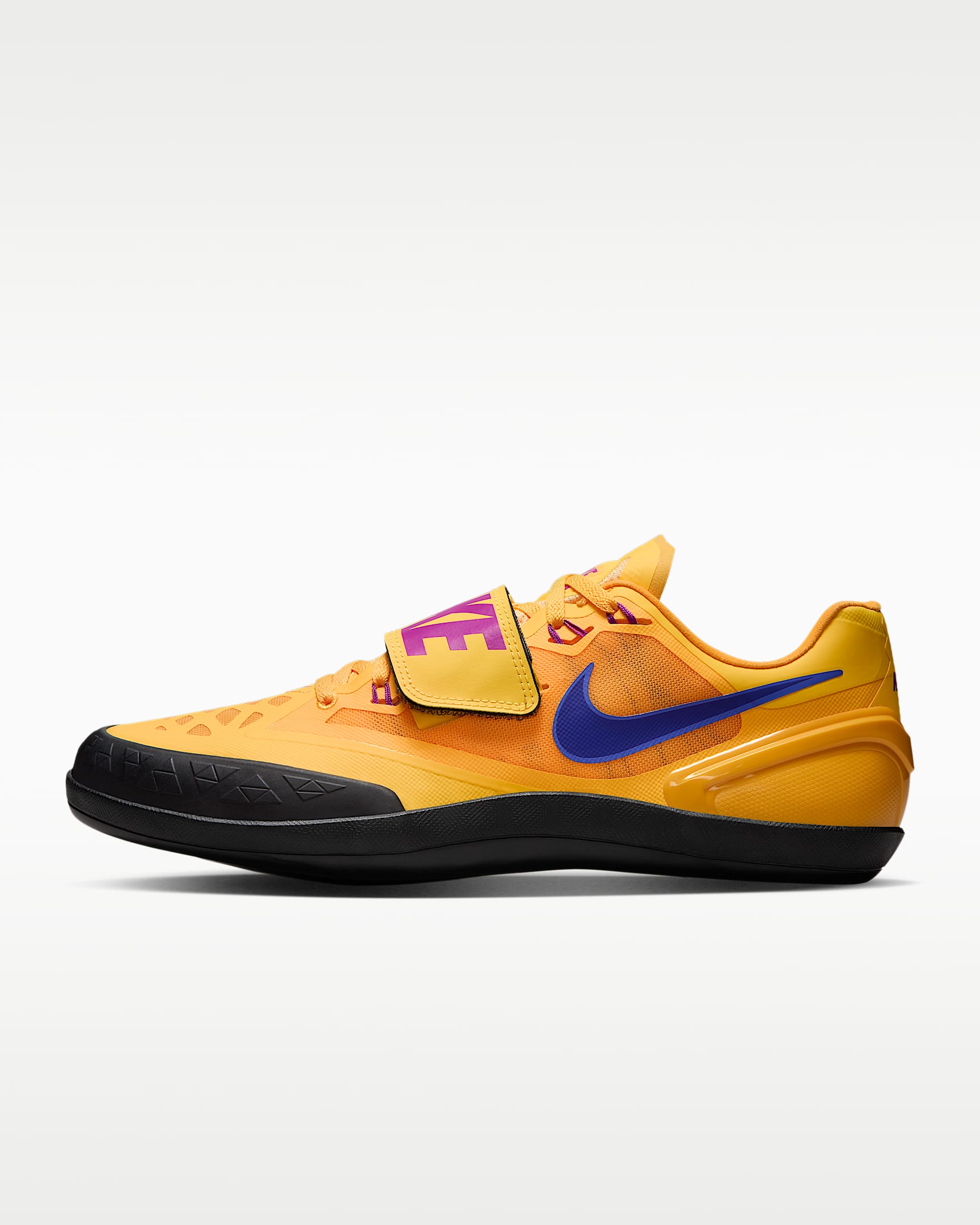 Nike Zoom Rotational 6 男子田径投掷鞋 - 脉冲柠檬黄绿/激光橙/宝石蓝/耀眼靛紫