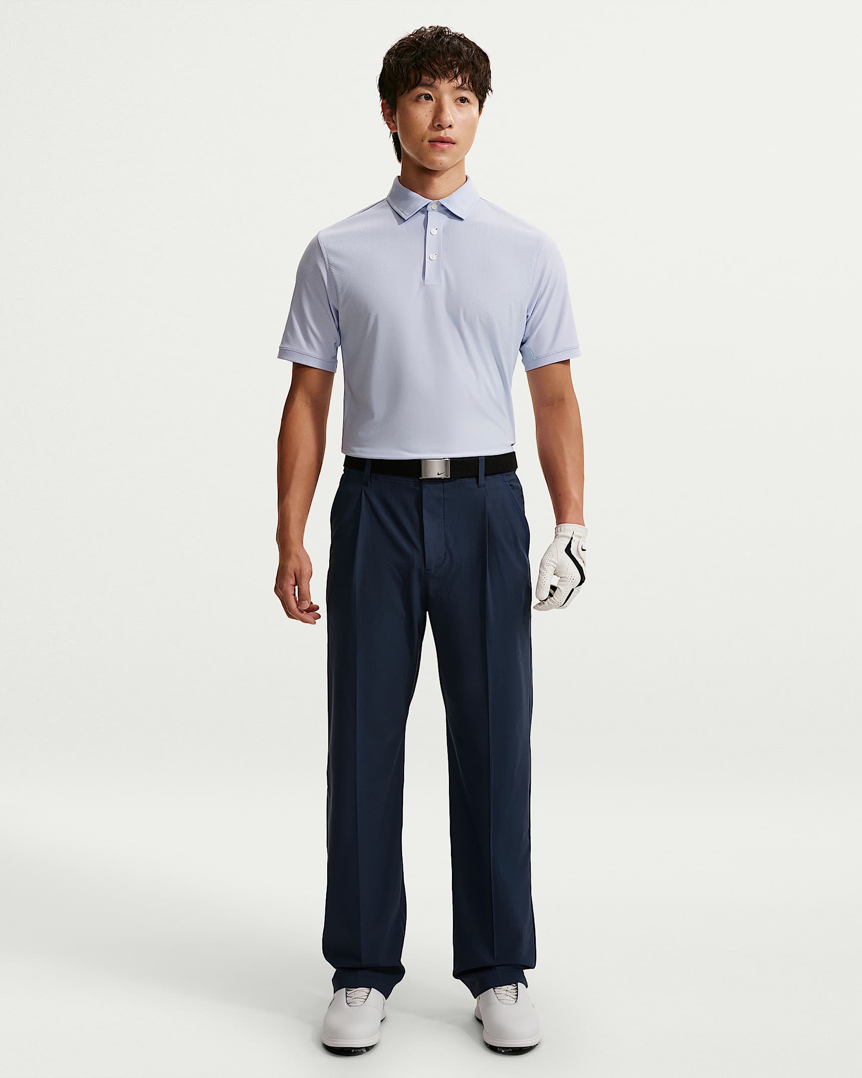 Nike Tailored Performance Dri-FIT 男子速干高尔夫长裤 - 大学深蓝/黑/大学深蓝