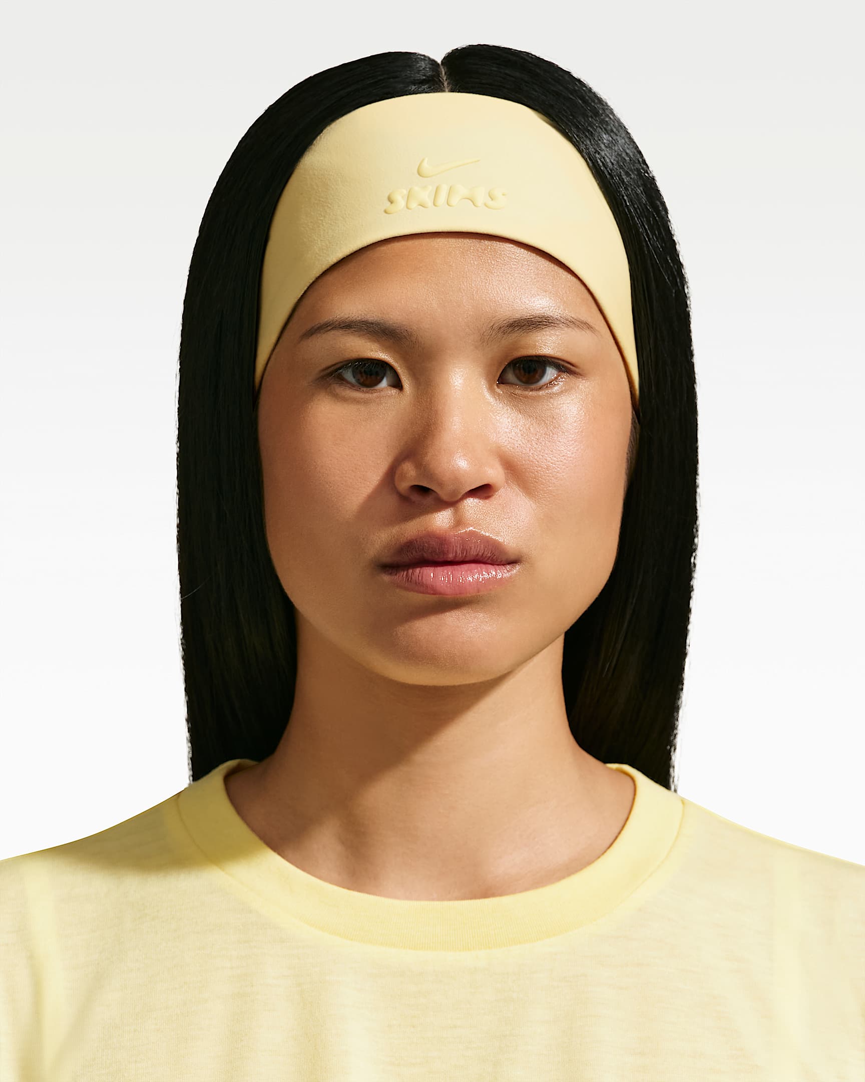 NikeSKIMS Dri-FIT 女子速干头带(1 条) - 单车黄/单车黄