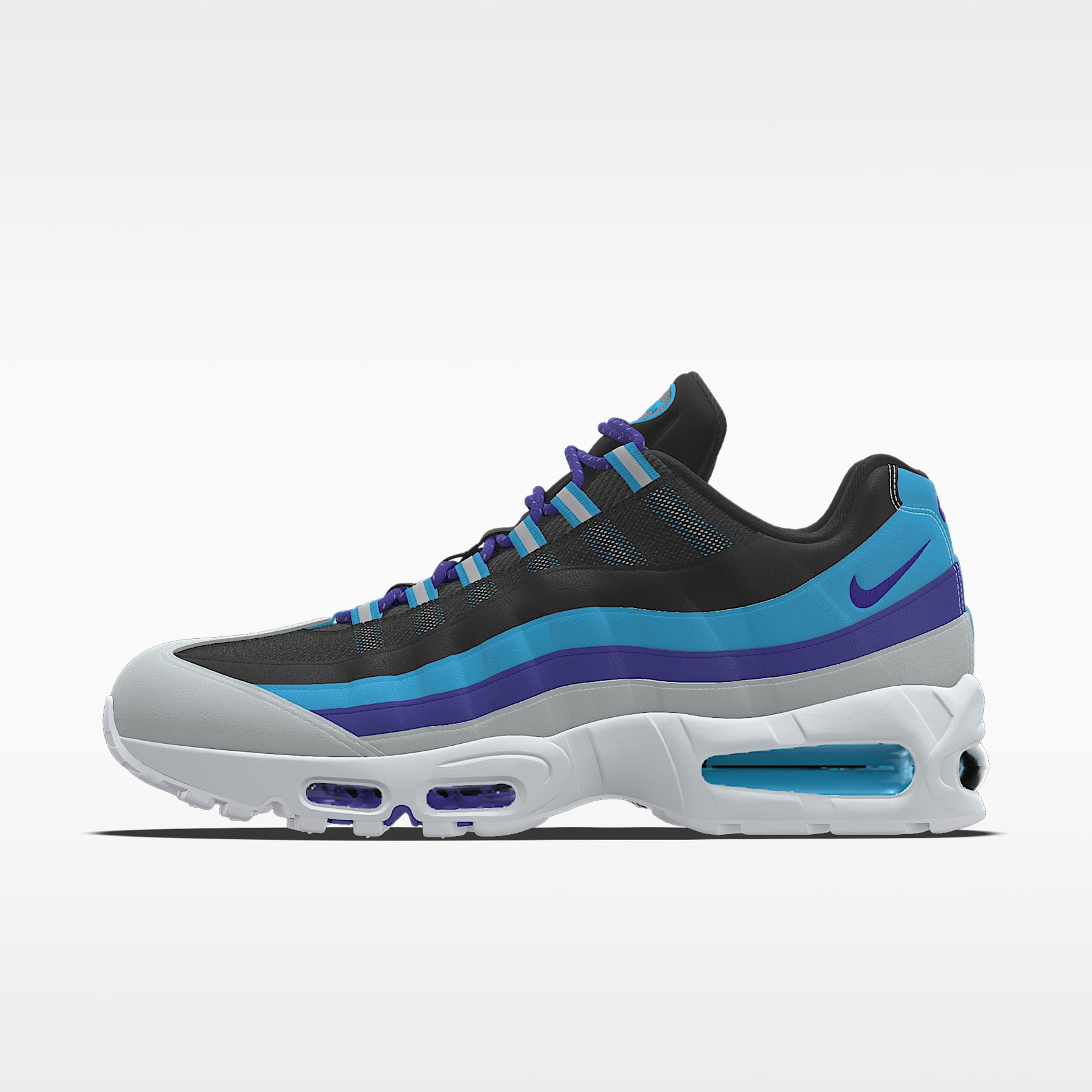 Nike Air Max 95 Big Bubble By You 专属定制男子运动鞋 - 多色/多色