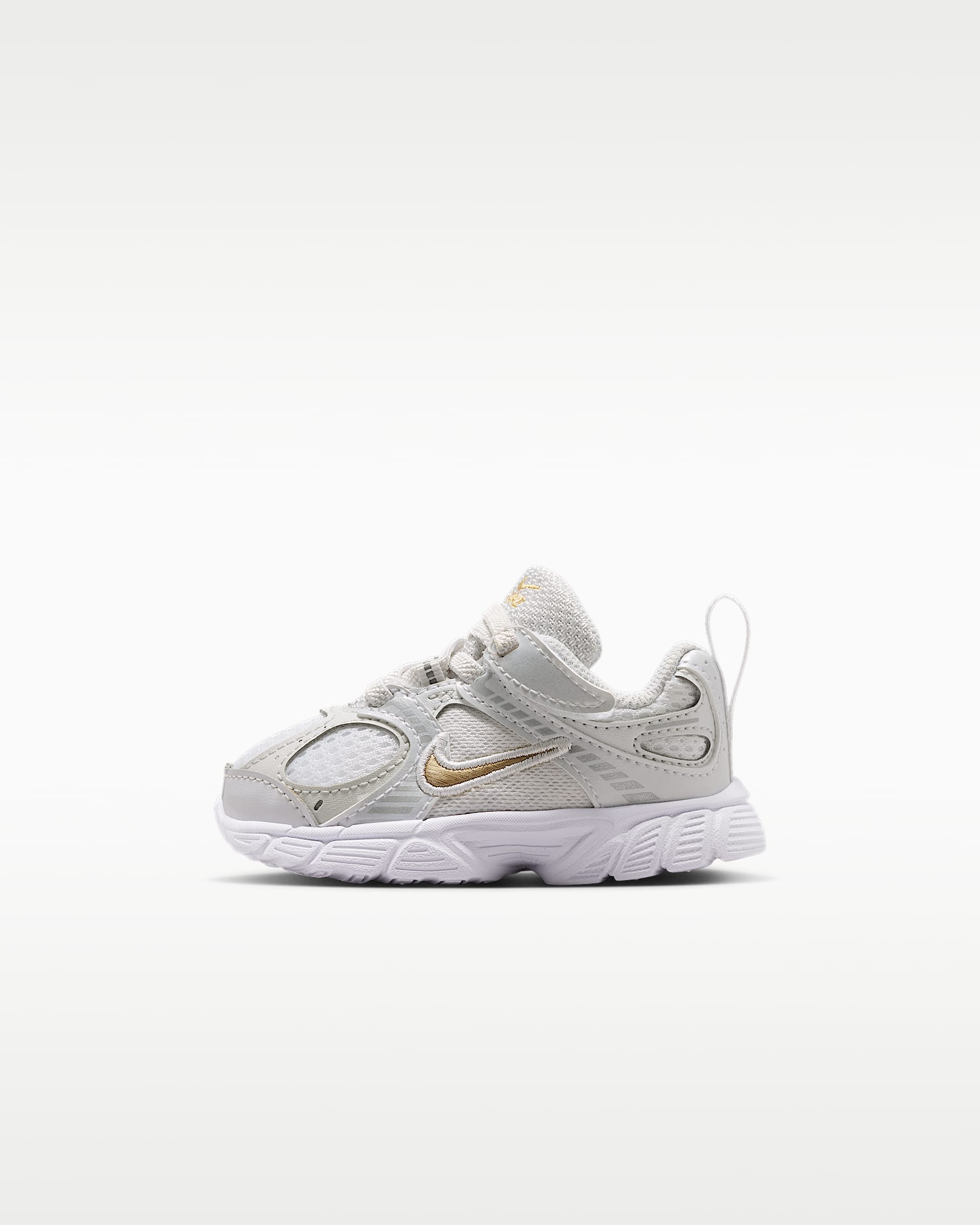 Nike V5 RNR 婴童运动鞋 - 白色/金属银/尘光子色/金属色