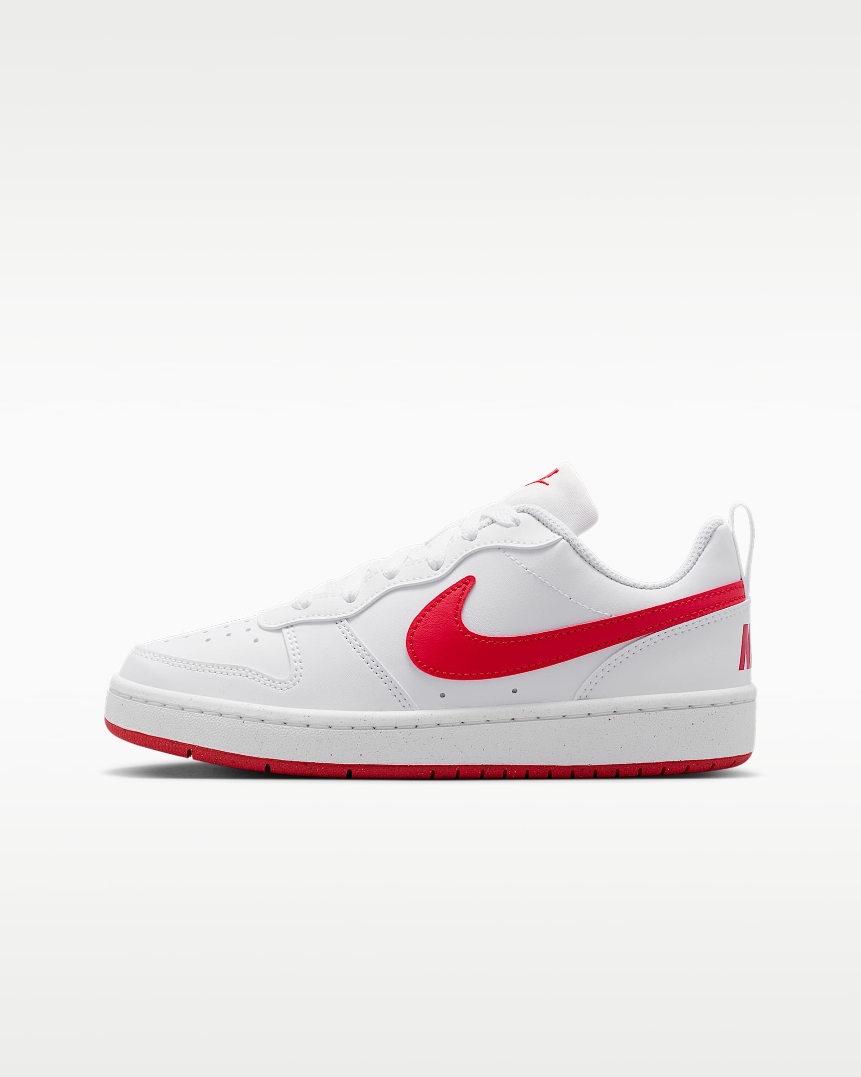 Nike Court Borough Low Recraft 耐克酷菠萝大童运动鞋 - 白色/大学红