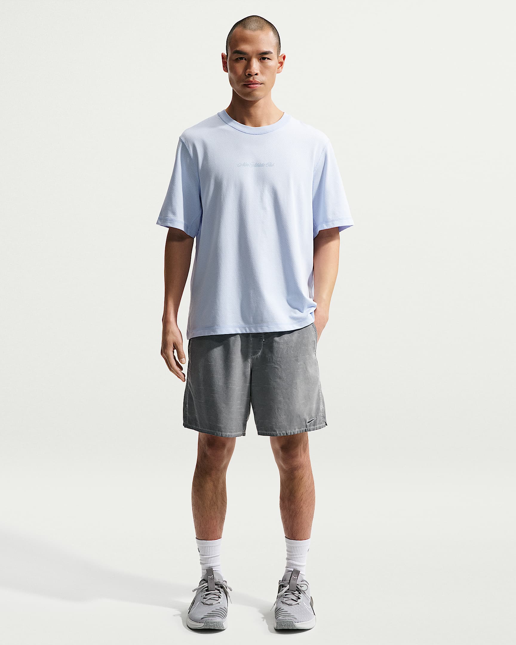 Nike Unlimited N.A.C. 男子速干训练短裤 - 烟灰/烟灰/烟灰