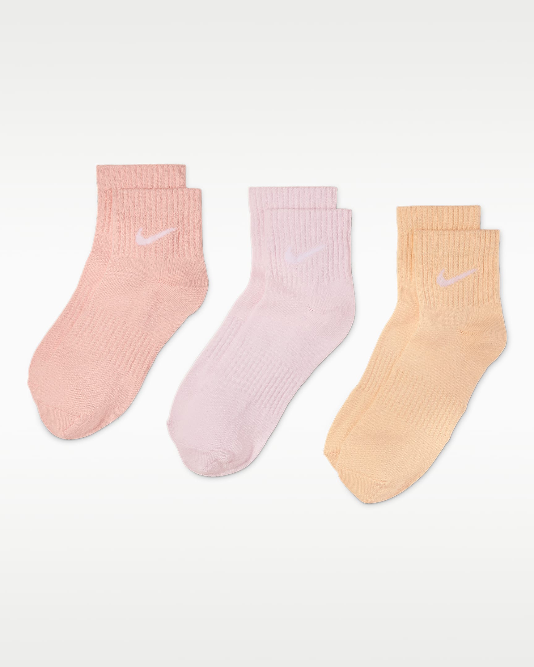Nike Everyday Lightweight 速干训练短袜(3 双) - 多色