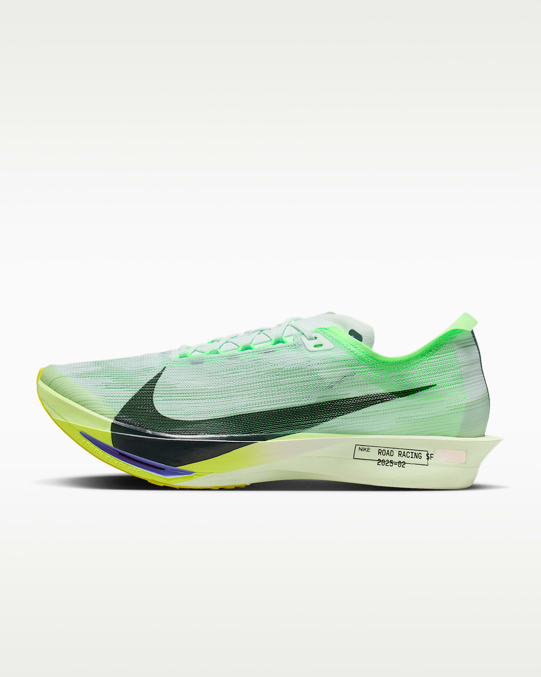 Nike Streakfly 2 男子公路竞速跑步鞋 - 微绿/荧光冰黄/宝石蓝/黑云衫绿