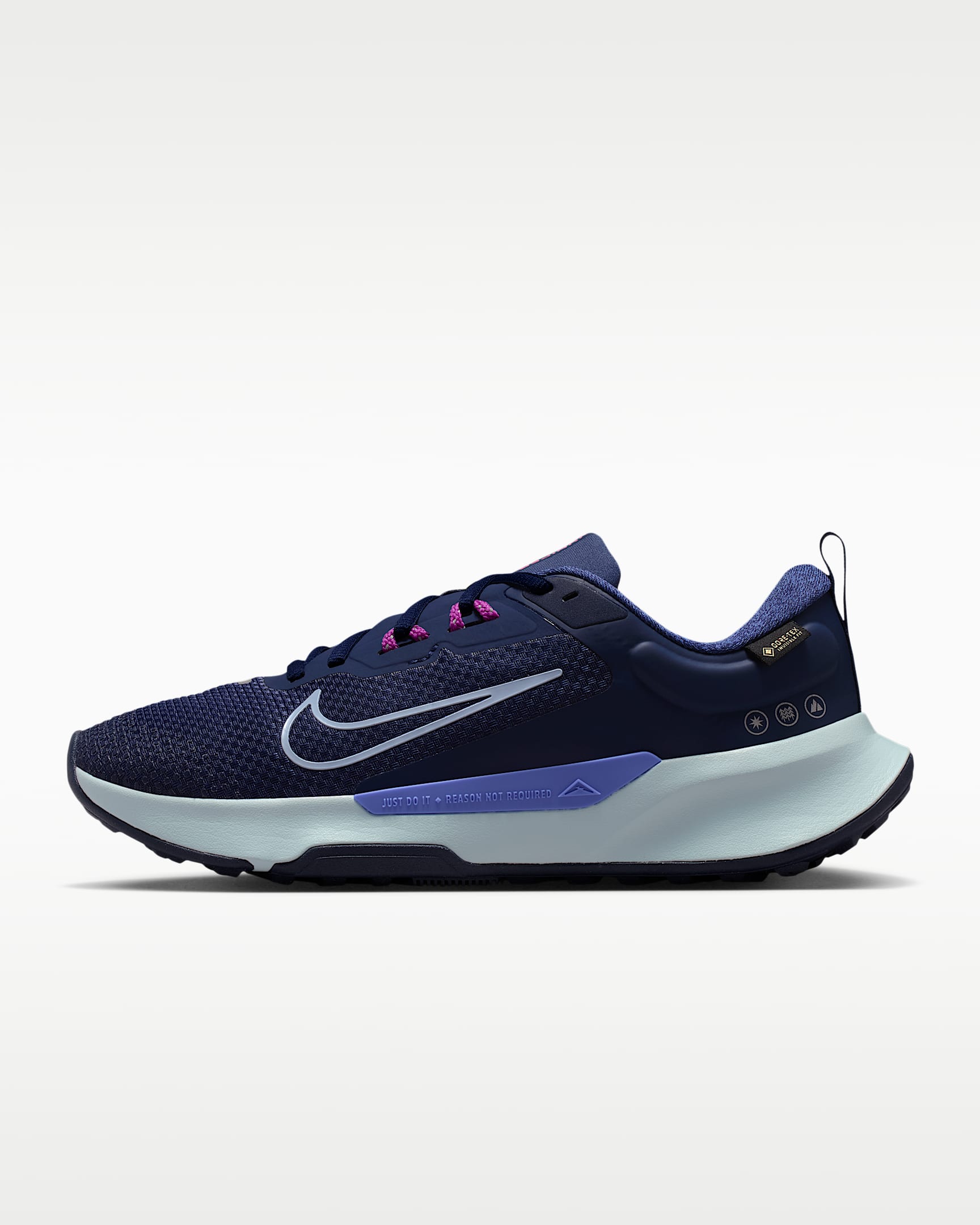 Nike Juniper Trail 2 GORE-TEX 女子防水越野跑步鞋 - 深藏青/宝石蓝/明亮紫/冰川蓝