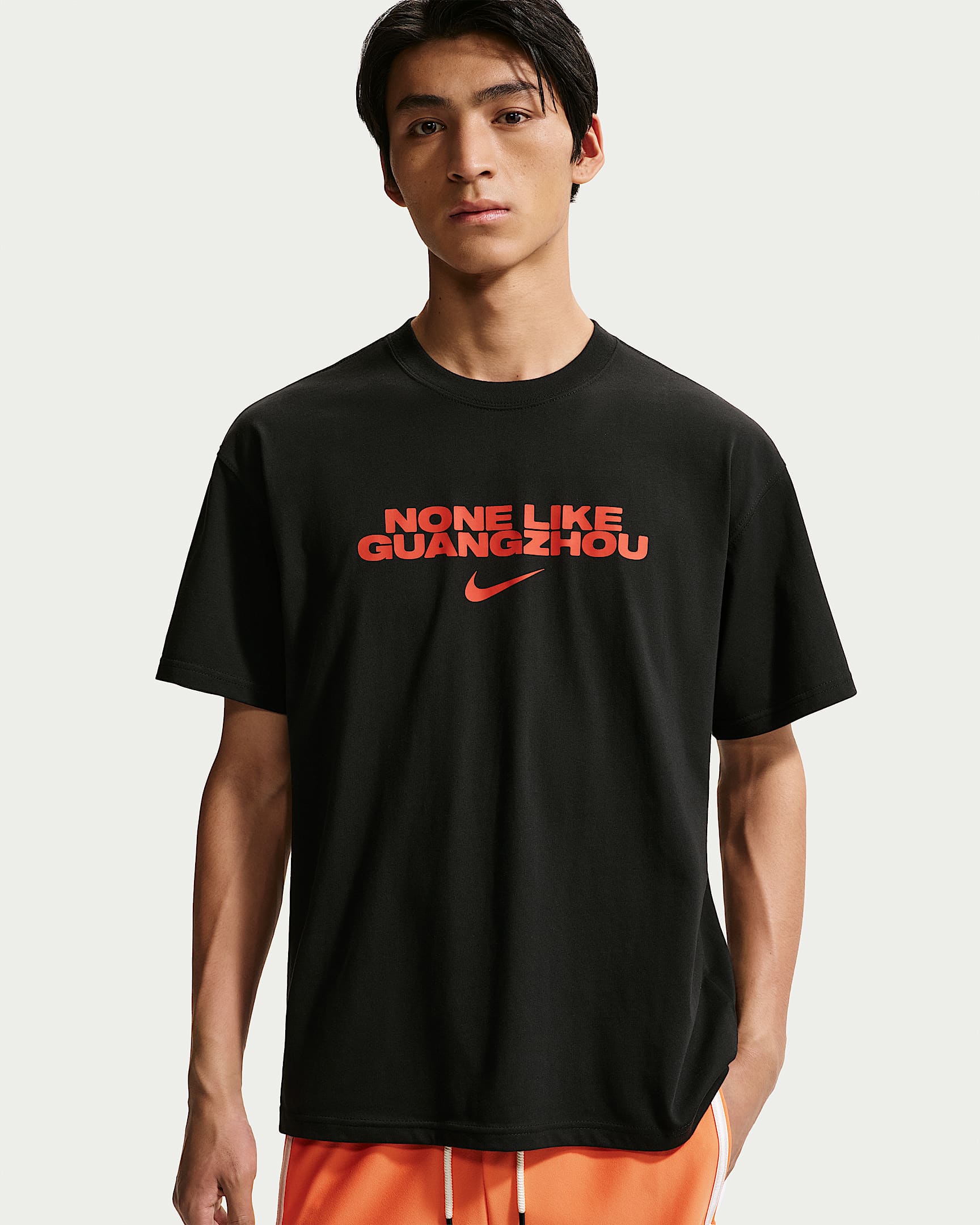 CHBL "Guangzhou" Nike 耐高篮球系列男子短袖T恤 - 黑