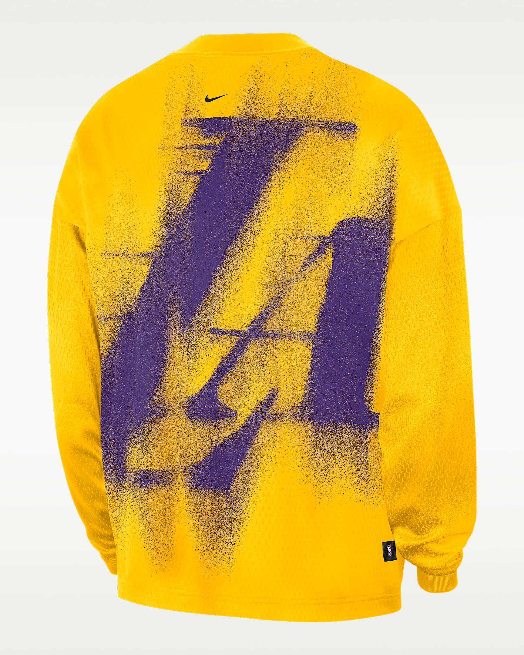 洛杉矶湖人队 Standard Issue Nike Dri-FIT NBA 队之魂系列男子速干长袖篮球上衣 - 阿马里洛黄