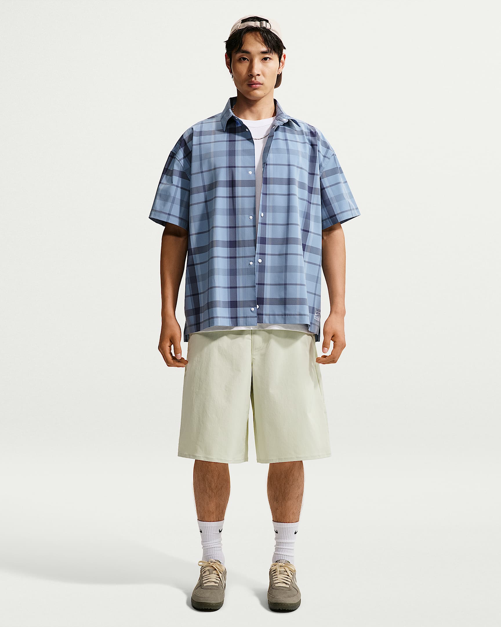 Nike Sportswear 男子滑板牛仔短裤 - 海玻璃色