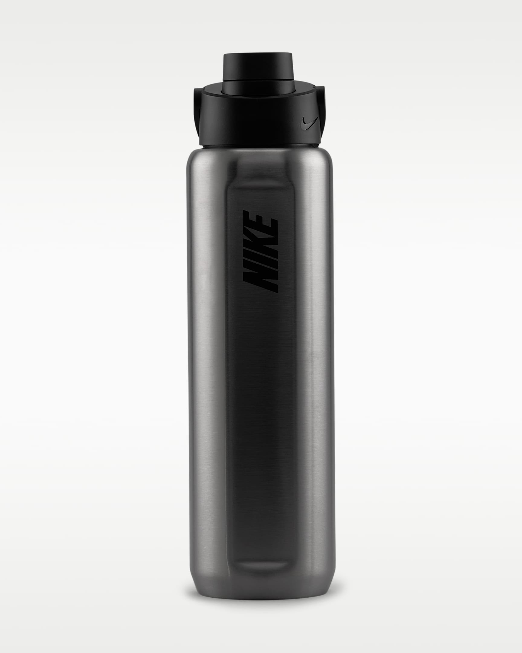 Nike Recharge 709ml 不锈钢直饮水壶 - 钢紫/黑/黑