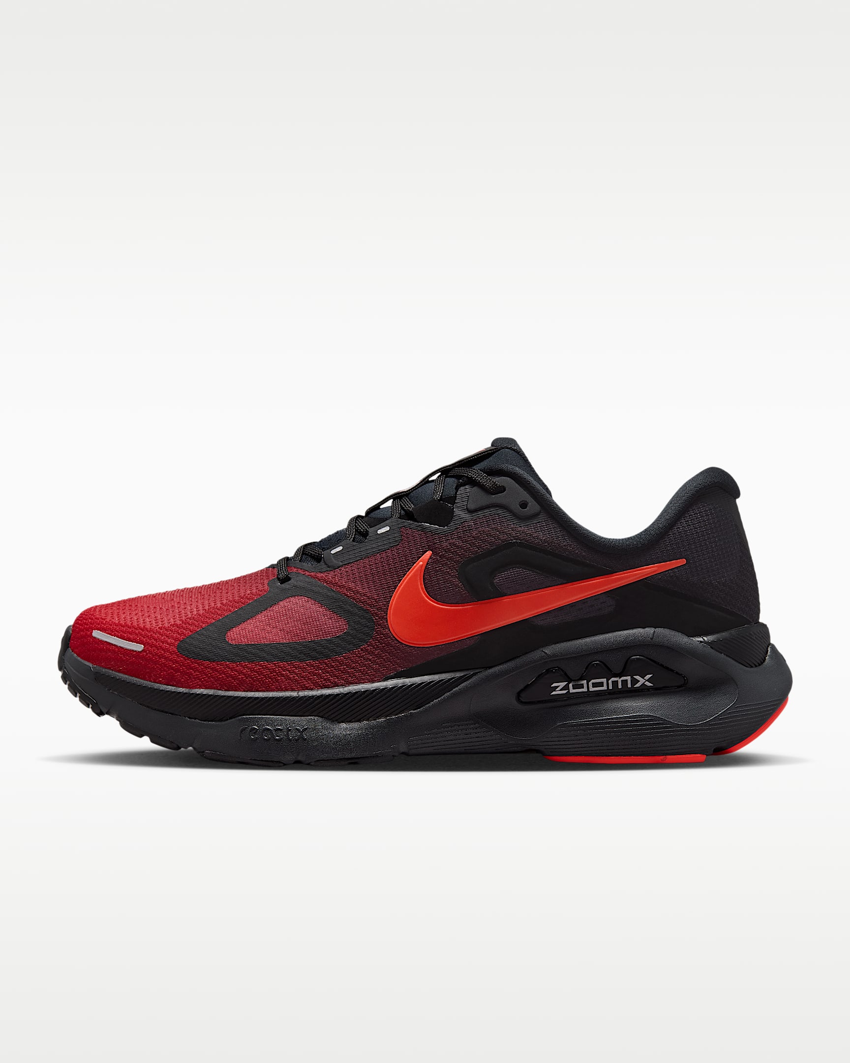 Nike Structure Plus 耐克超级稳程男子公路跑步鞋 - 黑/大学红/暗烟灰/亮深红