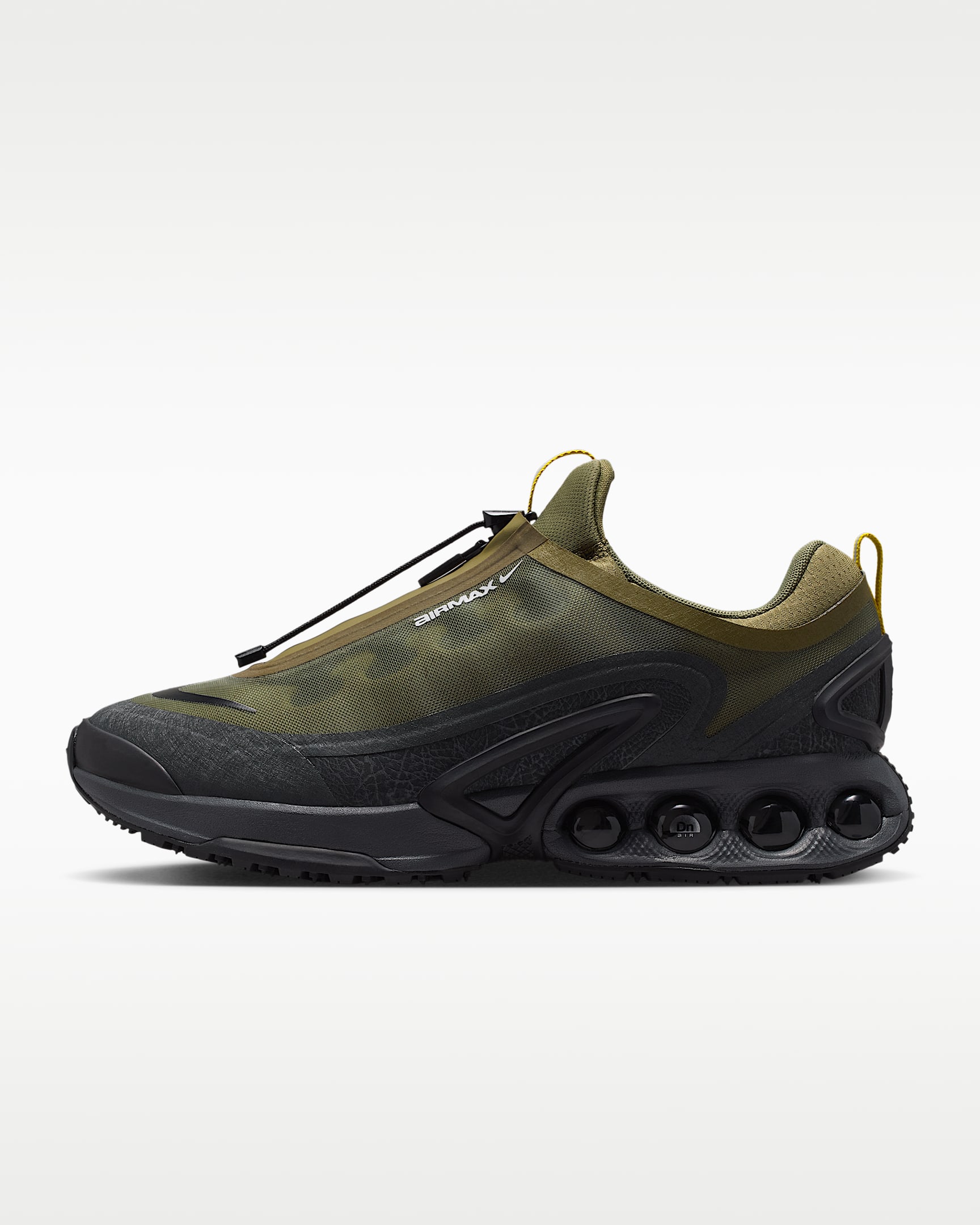 Nike Air Max Dn Roam 男子运动鞋 - 中橄榄绿/黑/亮黄/黑
