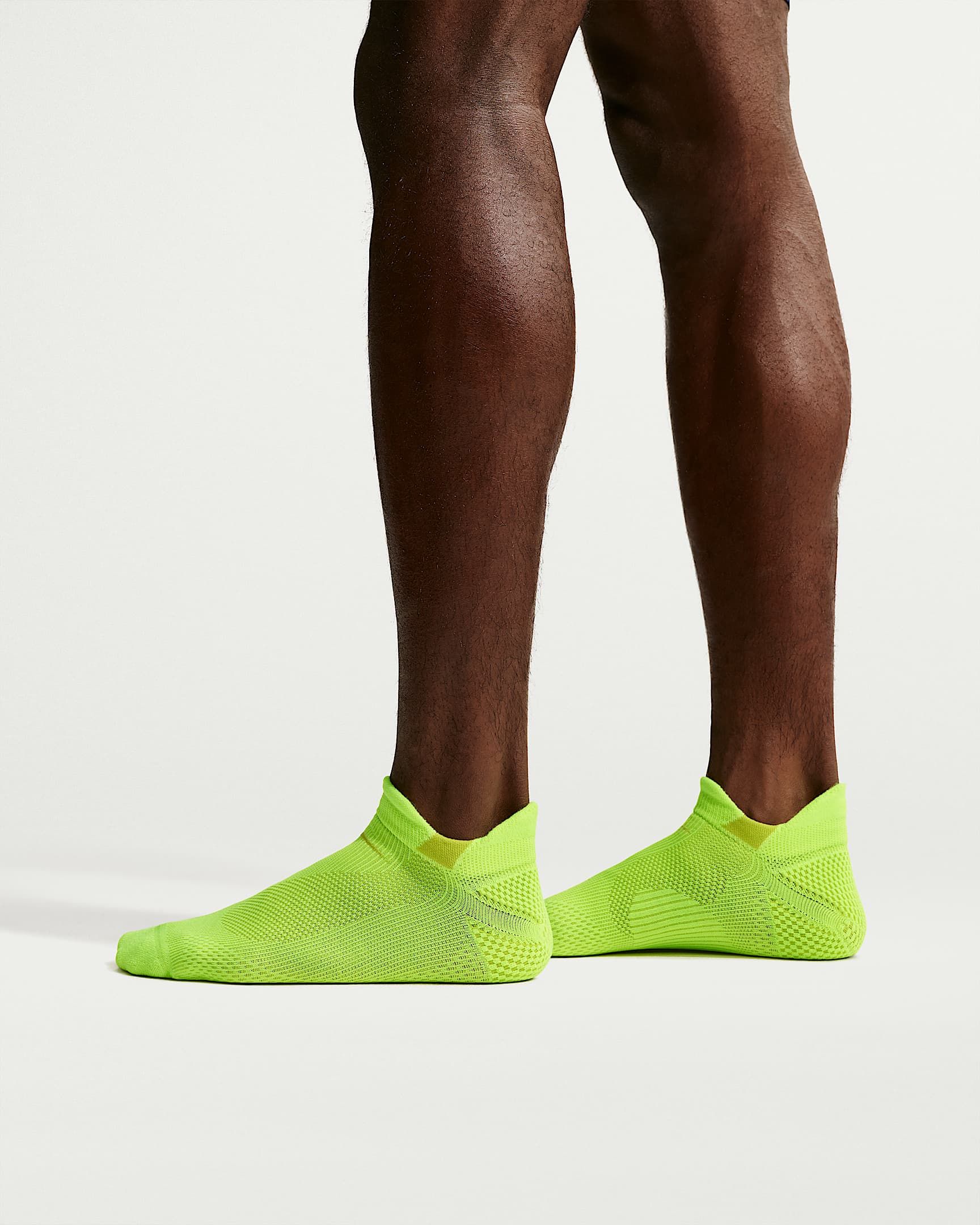 Nike Running Lightweight 速干船袜（1 双） - 荧光黄/仙人掌绿/黑/仙人掌绿