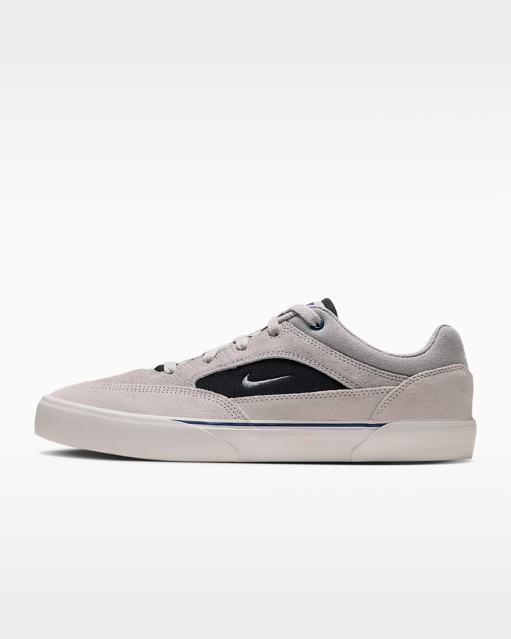 Nike SB Malor 男子薄底滑板鞋 - 黑/浅铁矿石灰/幻影灰白/烟灰