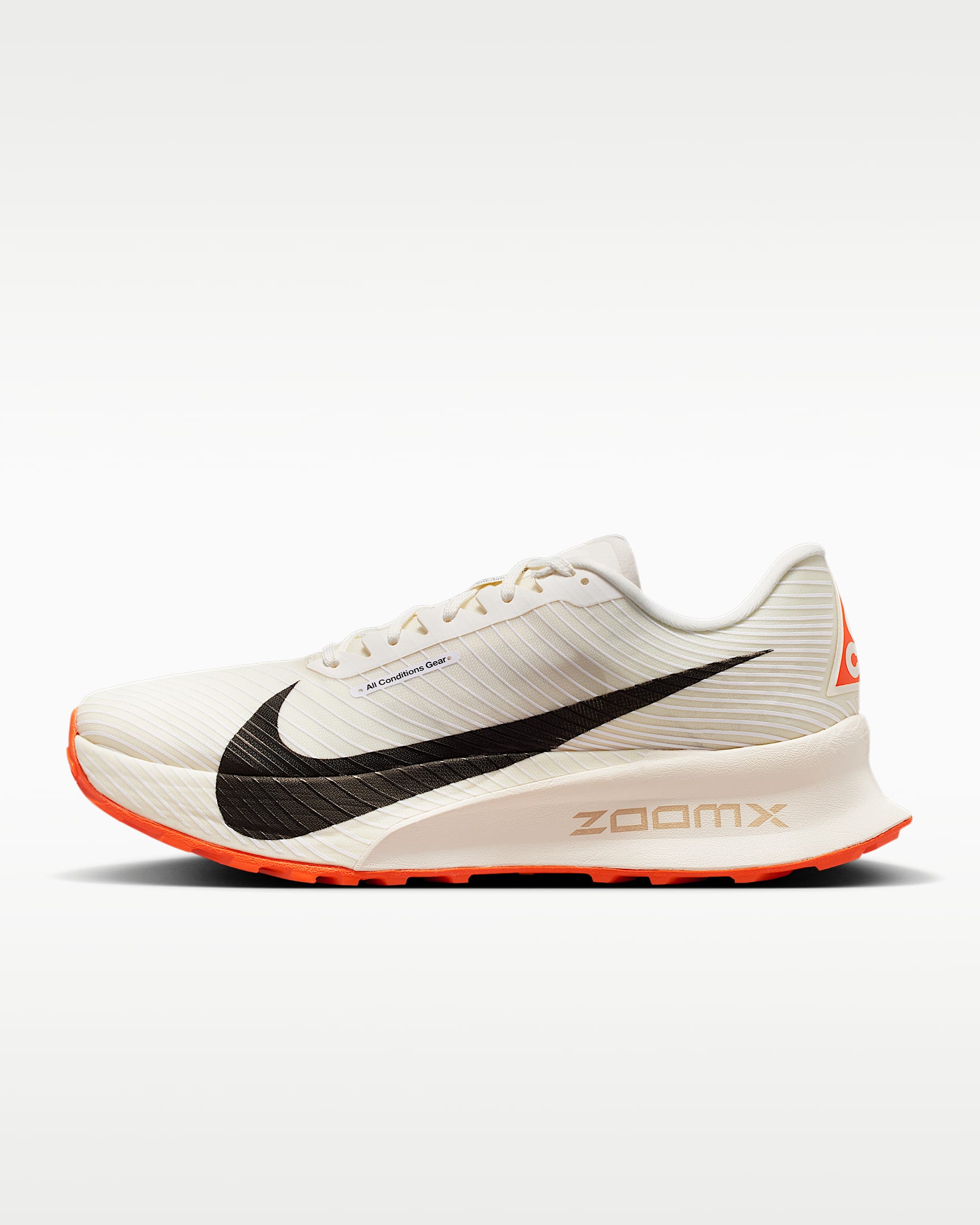 Nike ACG Ultrafly Trail 男子越野竞速跑步鞋 - 帆白/白色/安全橙/黑