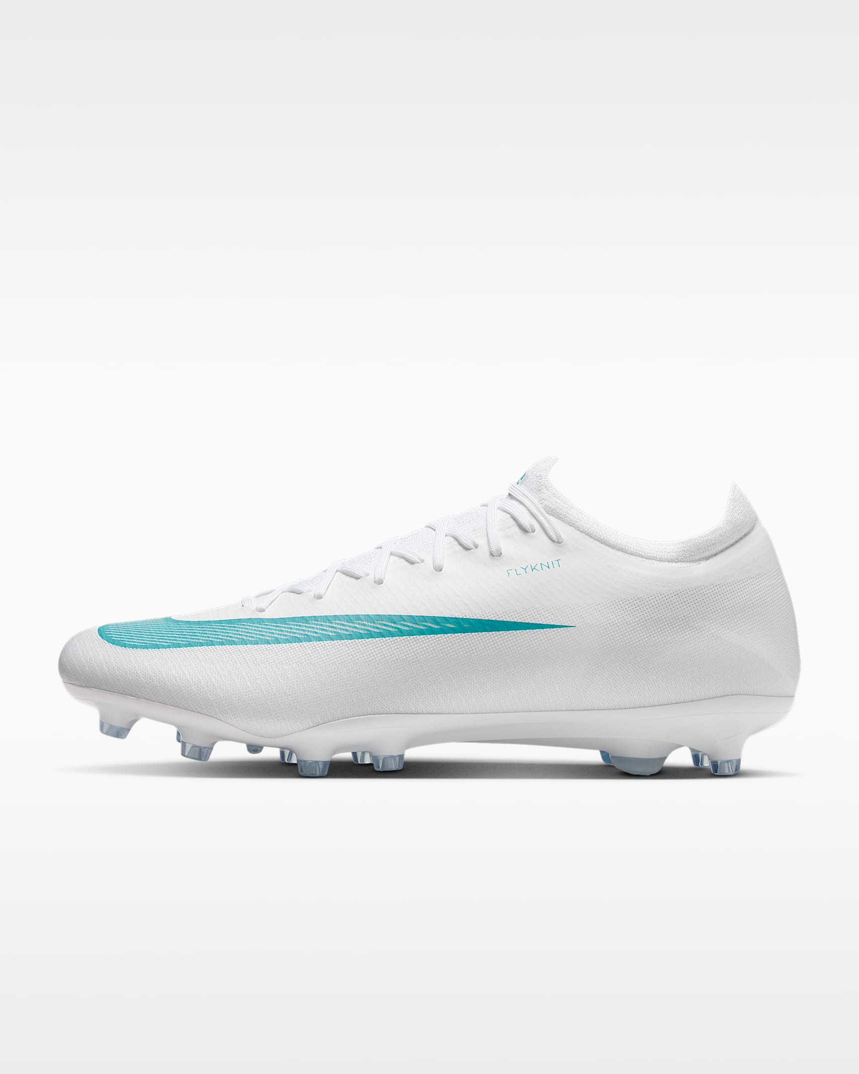Nike Mercurial Vapor 17 Pro 耐克刺客系列男/女 AG 人造草地低帮足球鞋 - 白色/仙人掌绿