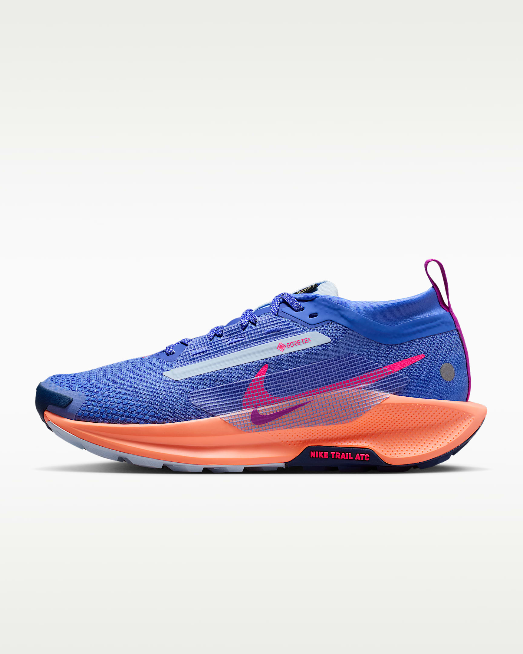 Nike Pegasus Trail 5 GORE-TEX 耐克飞马女子防水越野跑步鞋 - 宝石蓝/氢蓝/明亮紫/透明粉