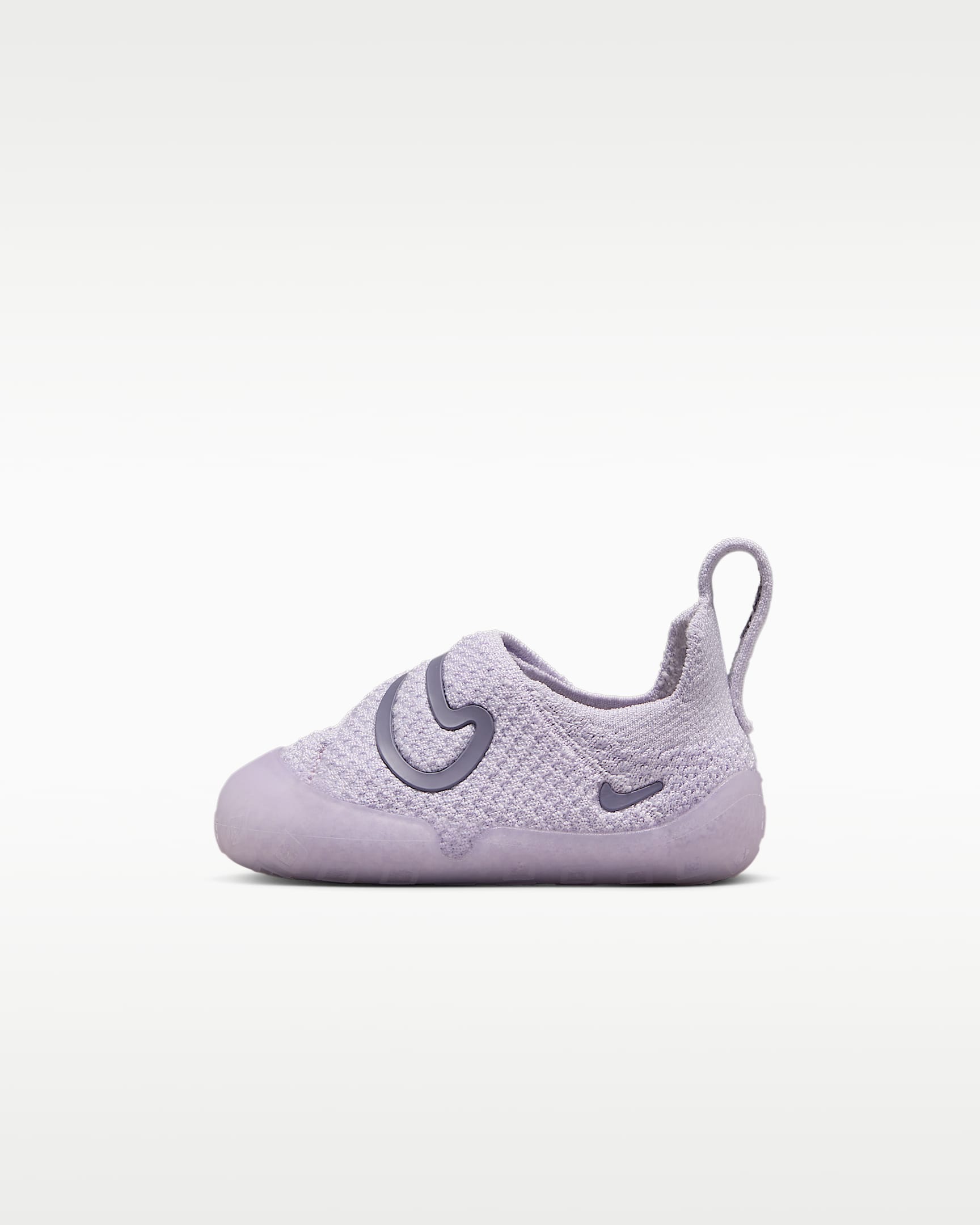 Nike Swoosh 1 耐克宝宝勾婴童易穿脱运动鞋 - 微葡萄紫/紫丁香红/粉紫/拂晓深紫