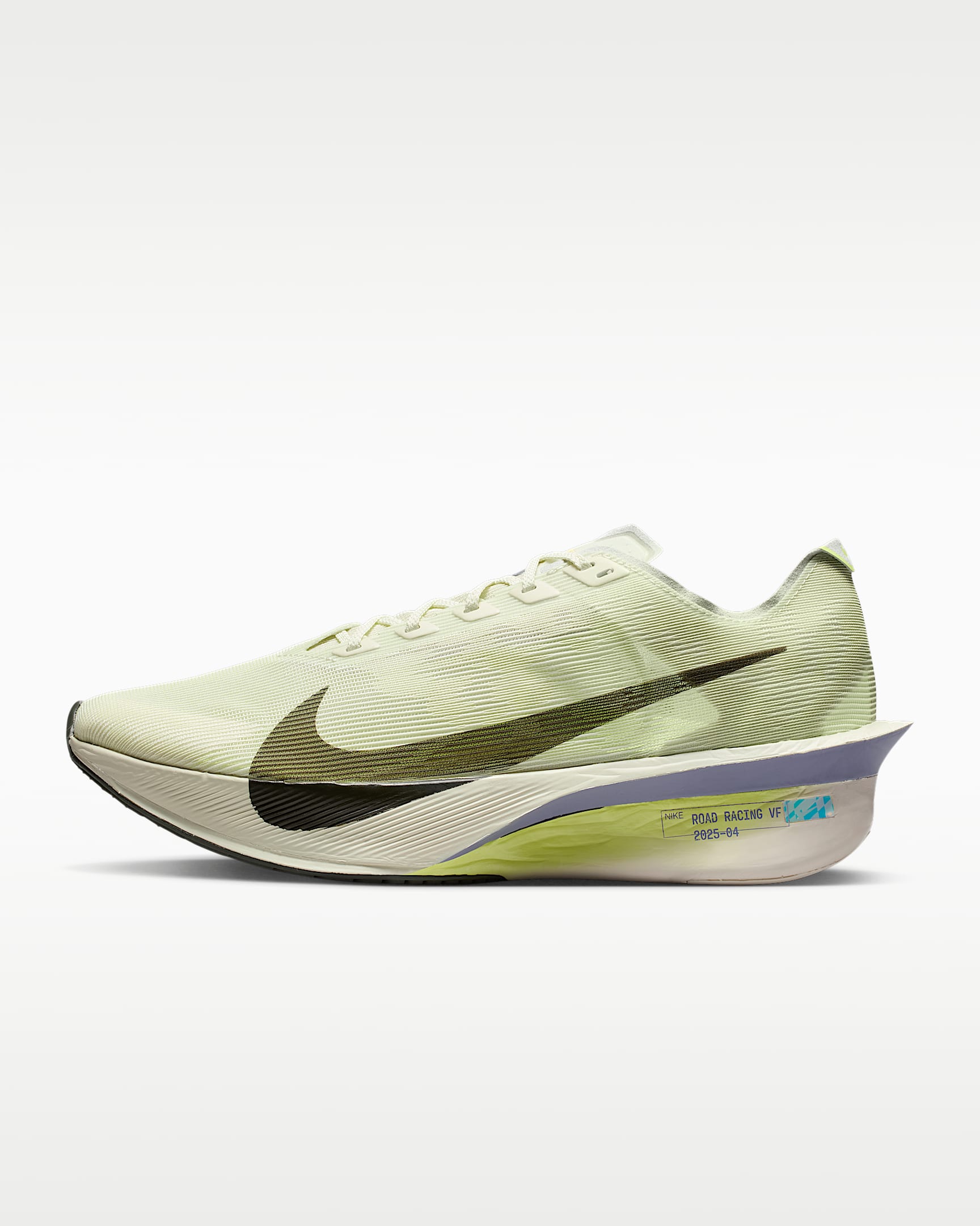 Nike Vaporfly 4 男子公路竞速跑步鞋 - 海玻璃色/超酸橙/幻影灰白/红杉绿
