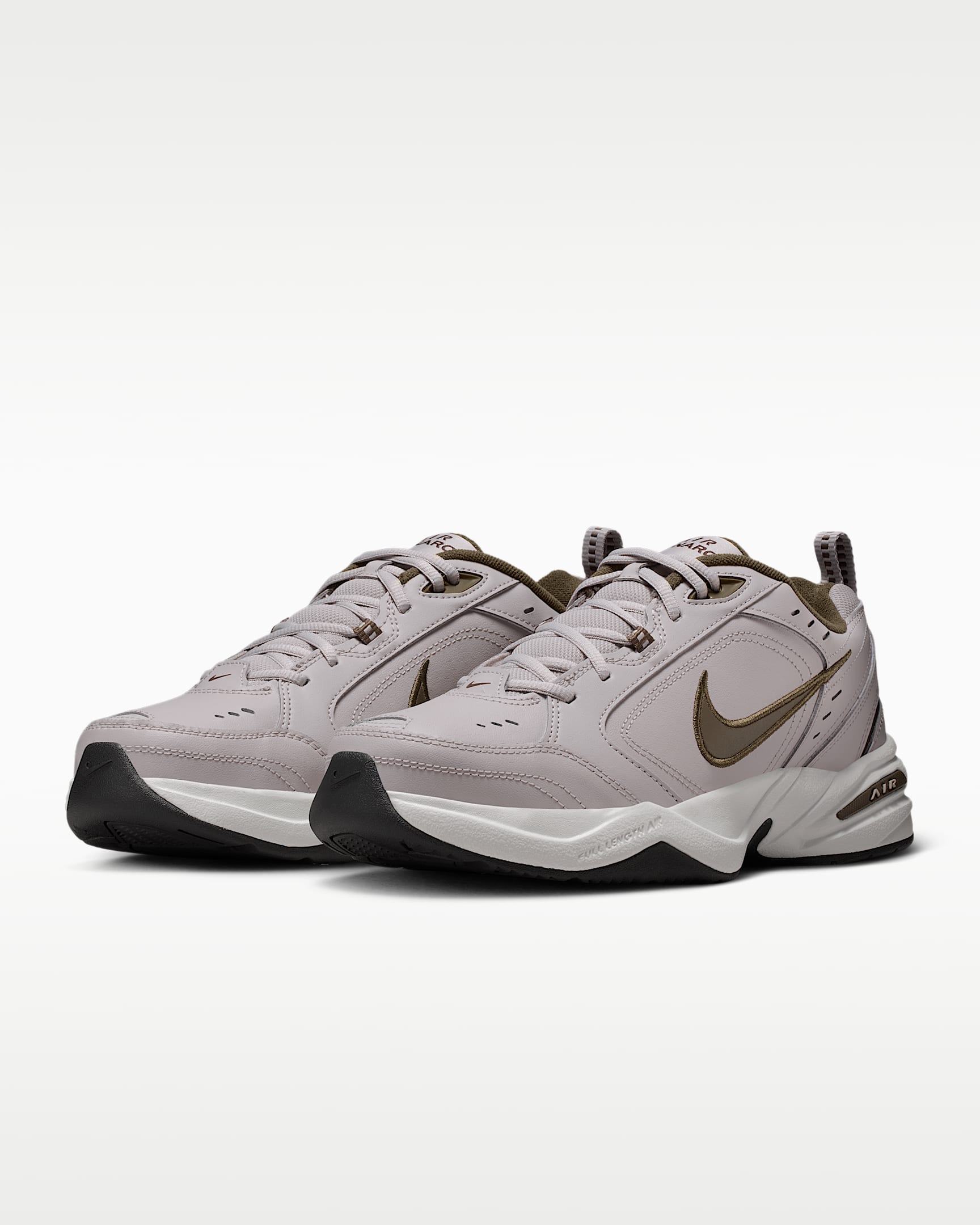 Nike Air Monarch IV 训练鞋老爹鞋 - 温和冷月光/黑/暗褐