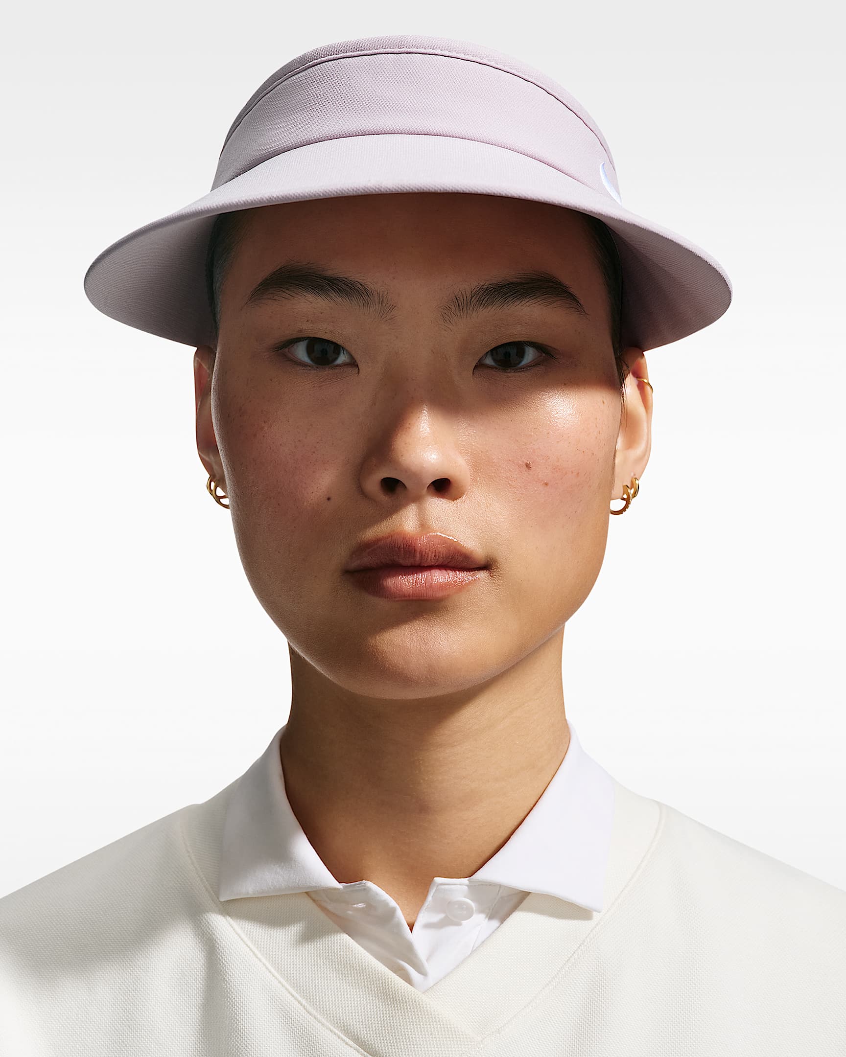 Nike Ace Dri-FIT 高尔夫速干遮阳帽 - 灰紫/煤黑/白色