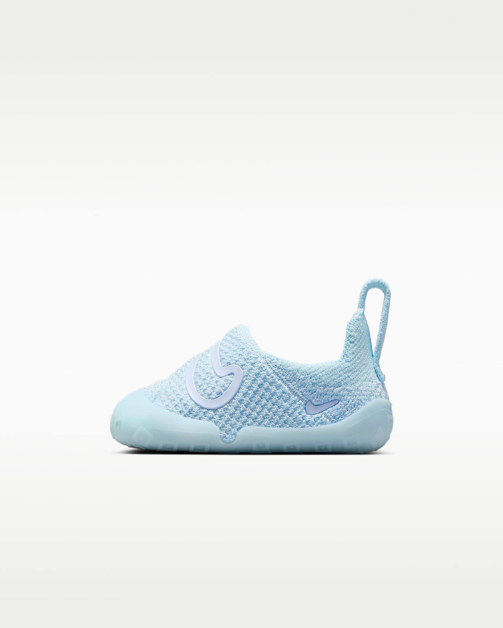 Nike Swoosh 1 耐克宝宝勾婴童易穿脱运动鞋 - 冰川蓝/紫蓝/冰蓝