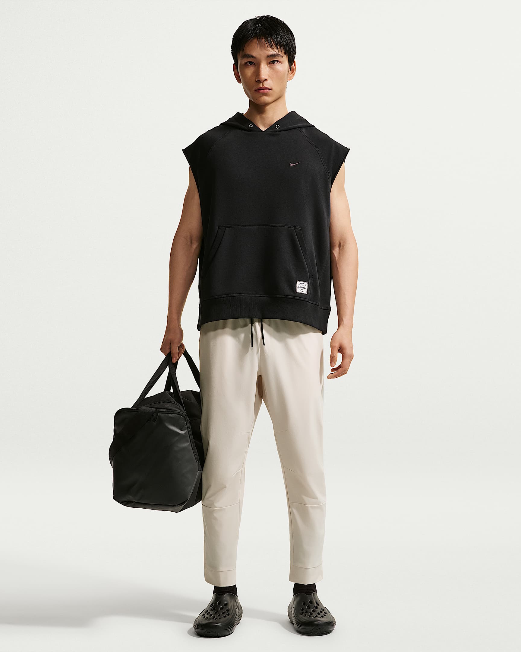 Nike Dri-FIT Unlimited 男子速干锥形剪裁百搭长裤 - 浅土褐/黑/浅土褐