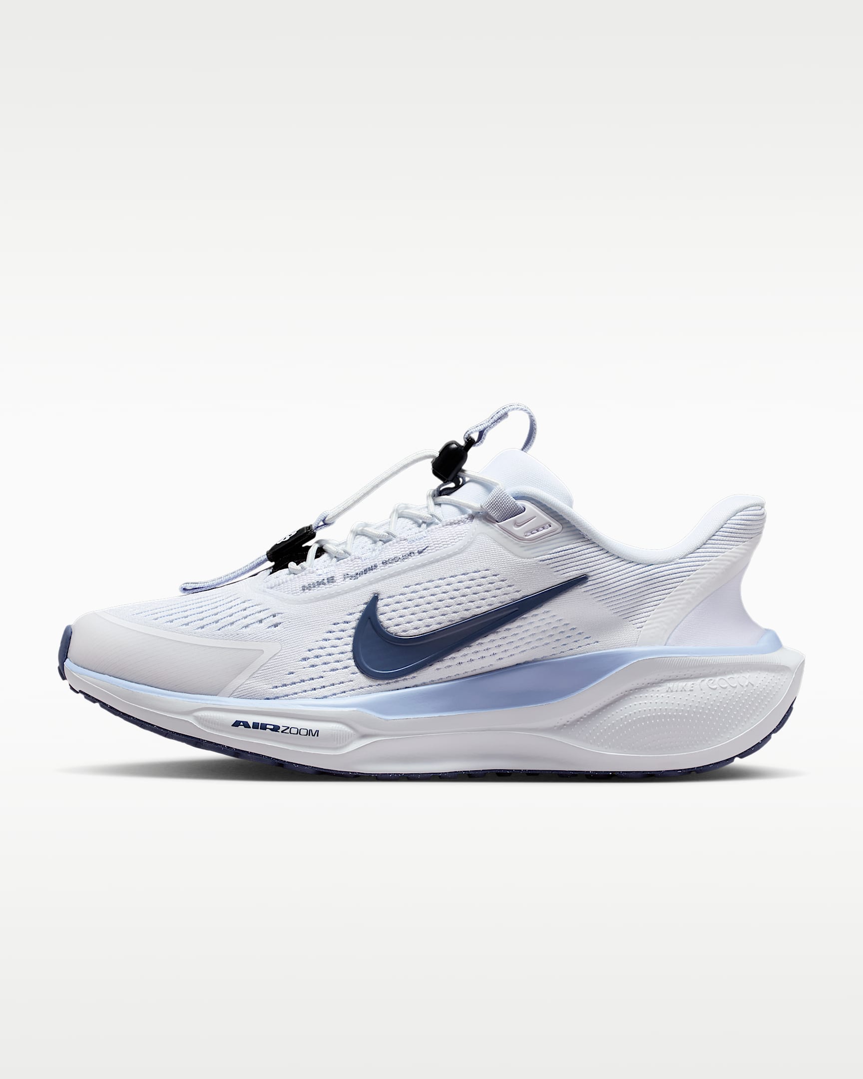 Nike Pegasus EasyOn 耐克飞马女子公路跑步鞋 - 白色/铝蓝/足球灰/芬蓝