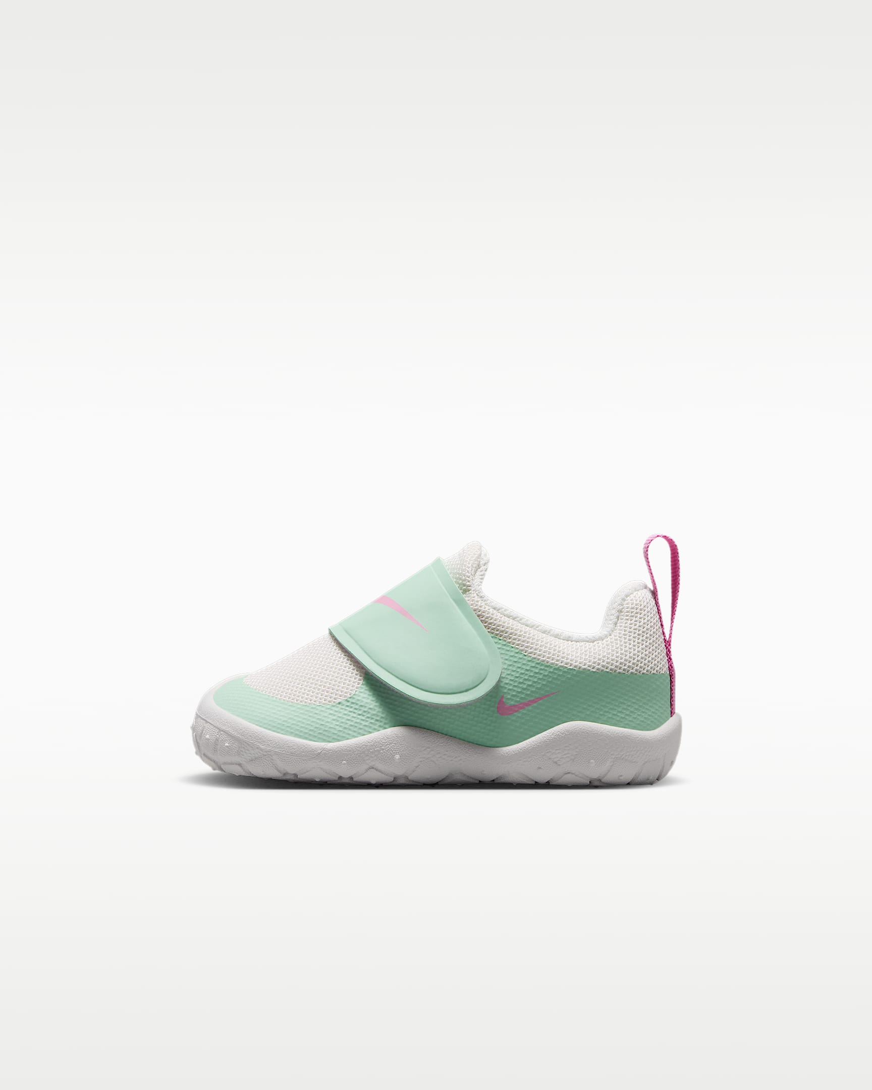 Nike Swoosh 1 Essential 耐克宝宝稳婴童运动鞋 - 帆白/北极绿/山峰白/上升粉
