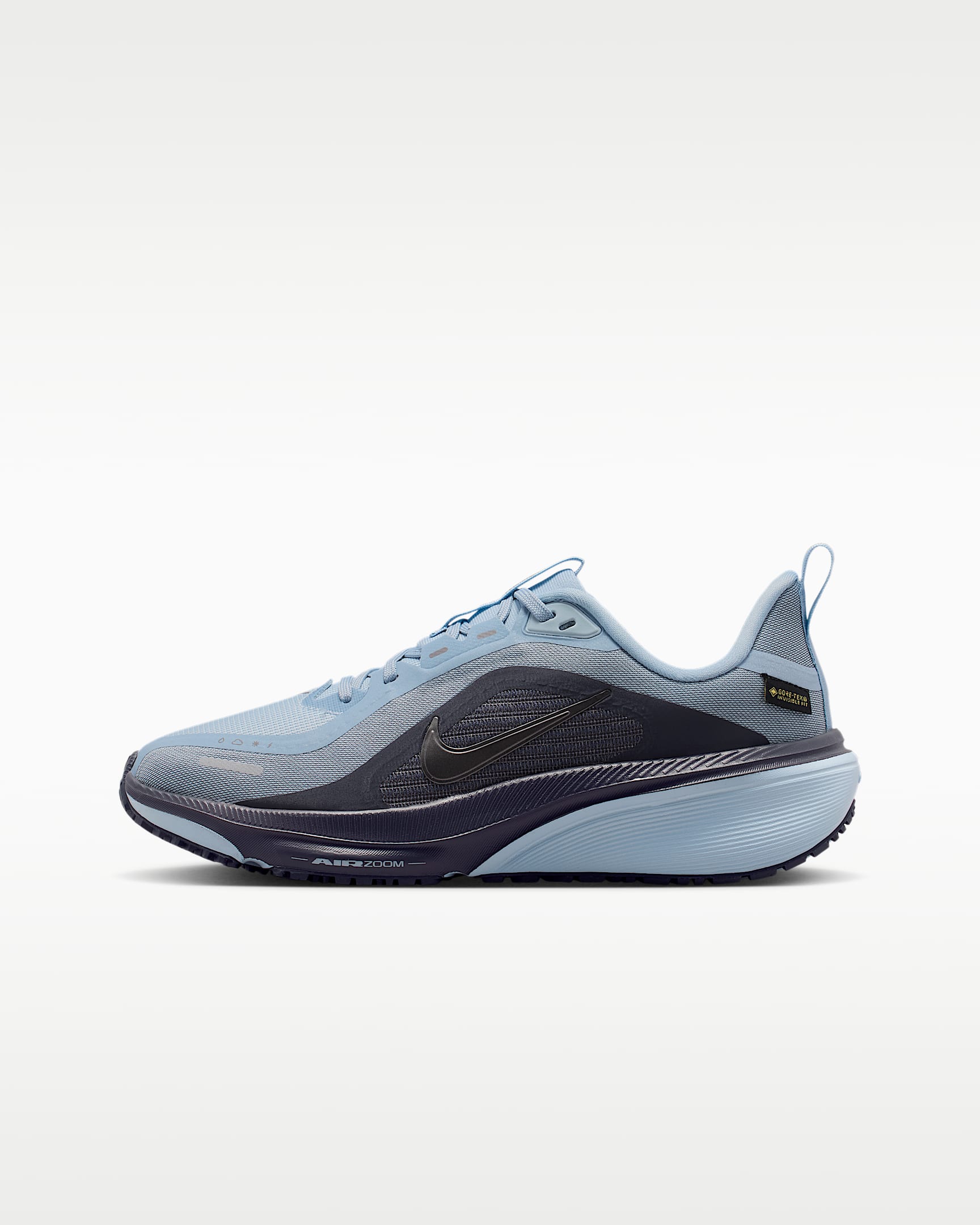Nike Pegasus 42 GORE-TEX 耐克小飞马大童防水公路跑步鞋 - 浅军械蓝/铁架黑/足球灰/金属暗灰