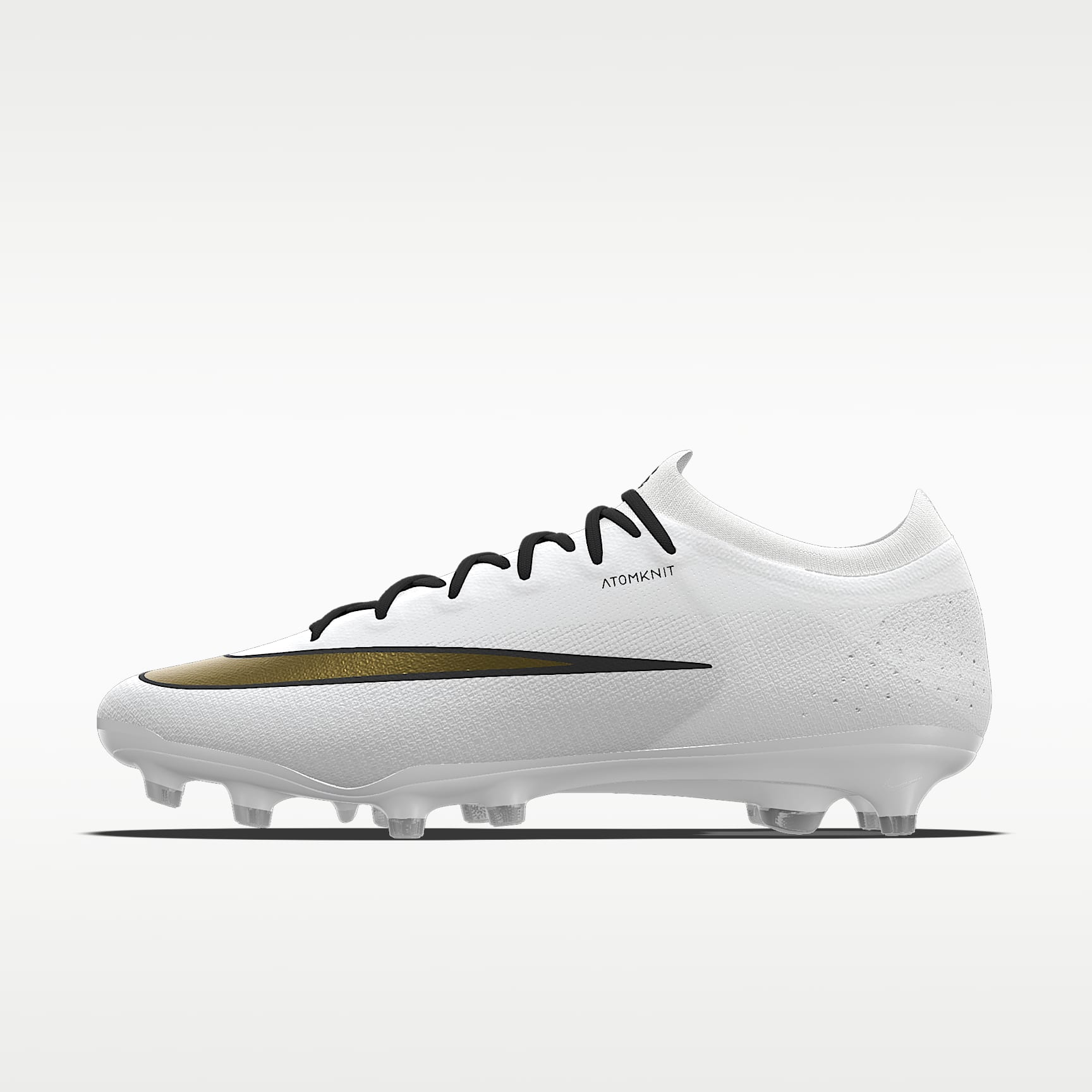 Nike Mercurial Vapor 17 Elite By You 专属定制 AG 人造草地低帮足球鞋 - 白色/白色