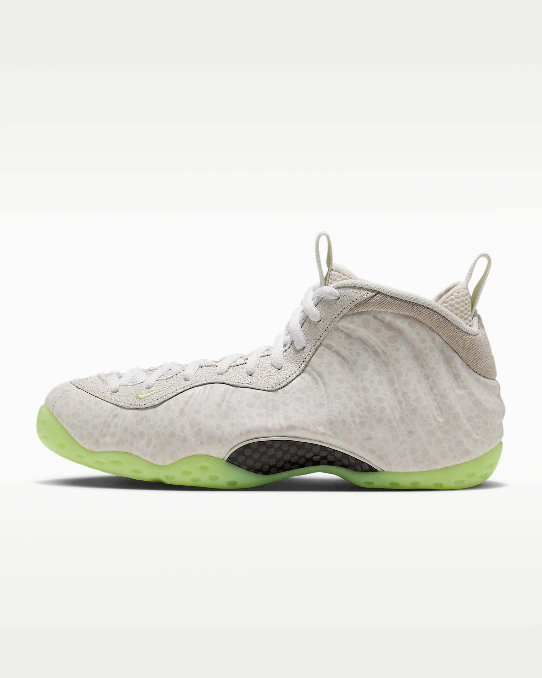 Nike Air Foamposite One 男子运动鞋 - 幻影灰白/白色/红杉绿/微黄绿