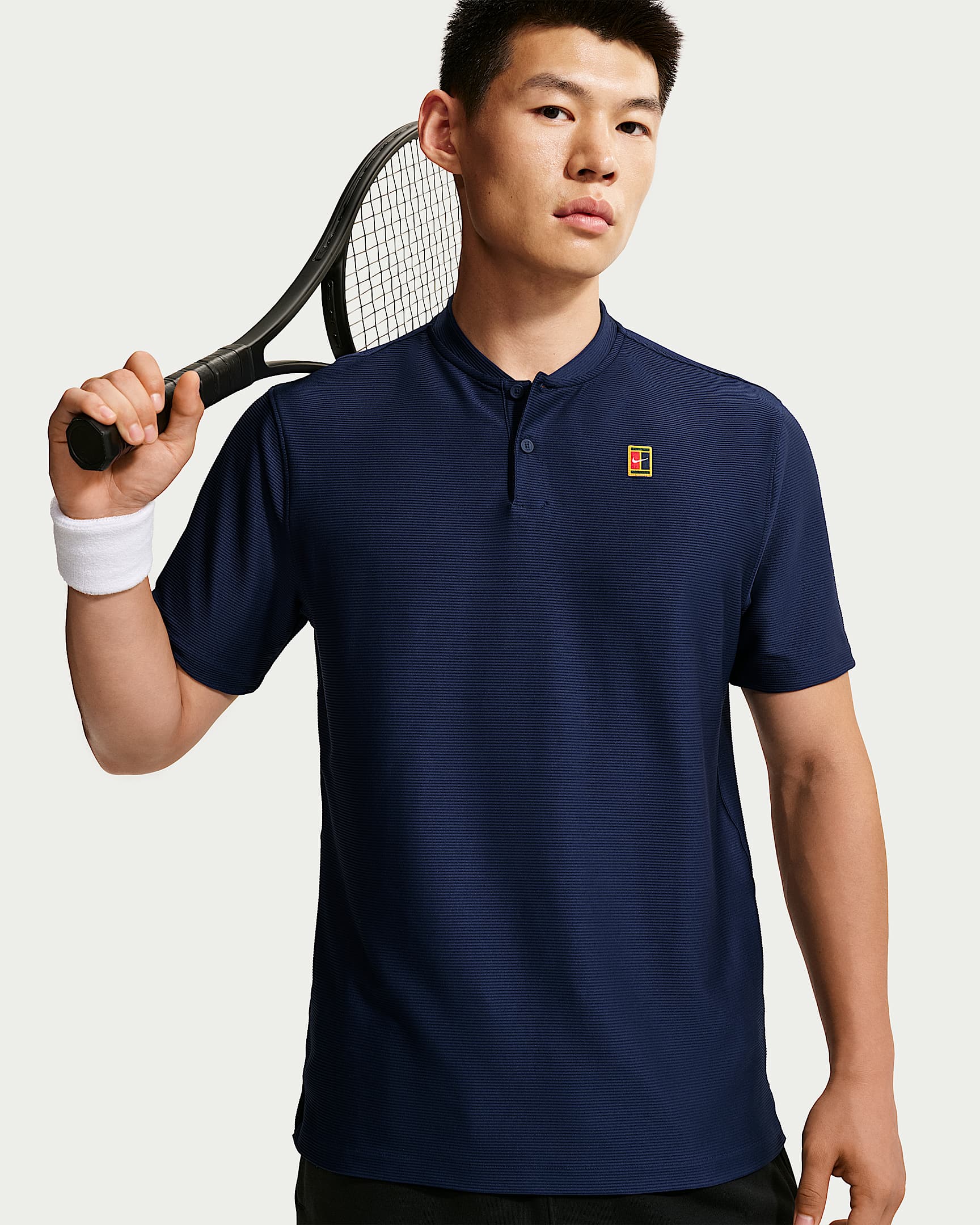 Nike Tour Dri-FIT 男子速干高尔夫短袖T恤 - 二元蓝