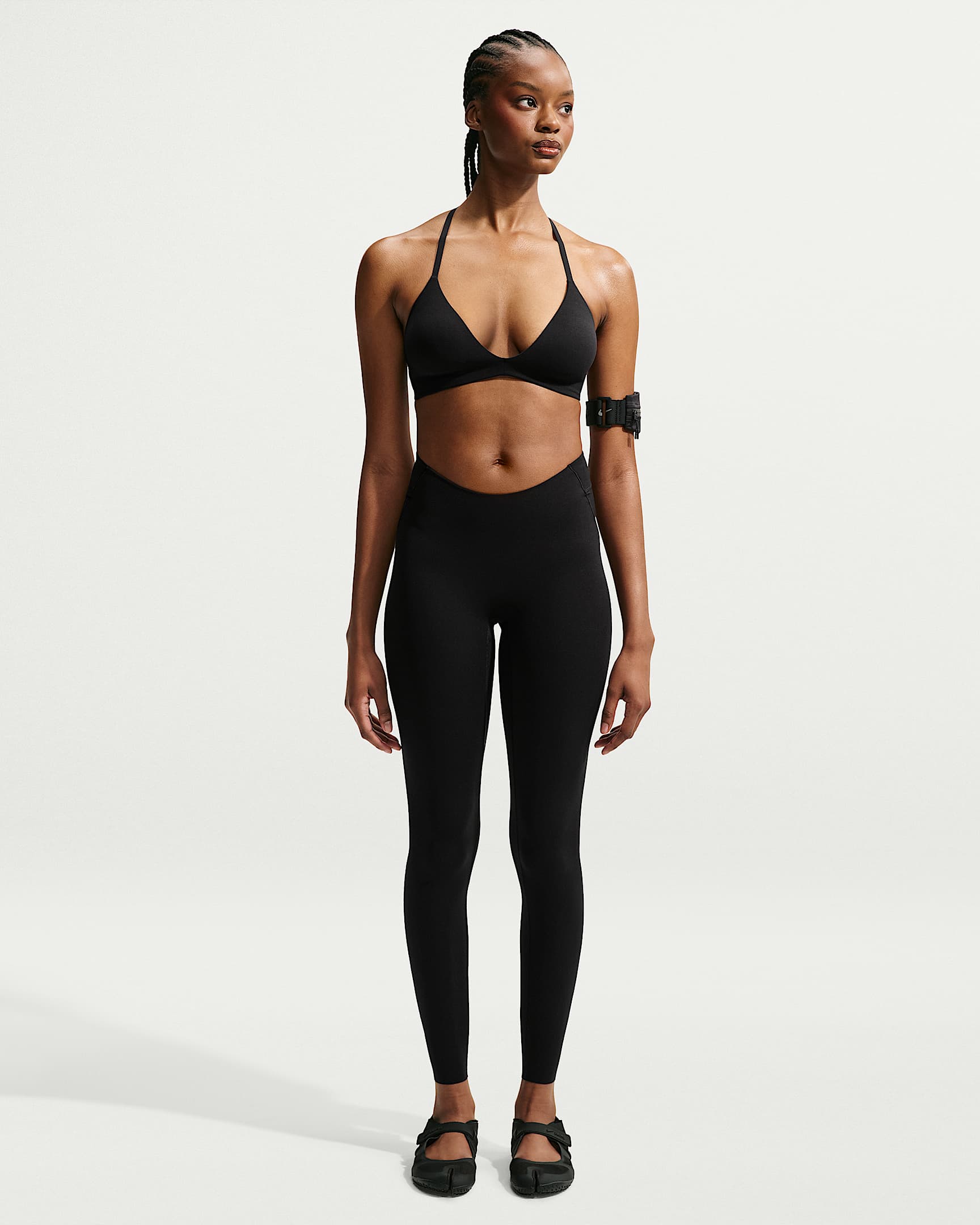 NikeSKIMS Studio Stretch 女子速干紧身裤 - NSKM Obsidian/NSKM Obsidian