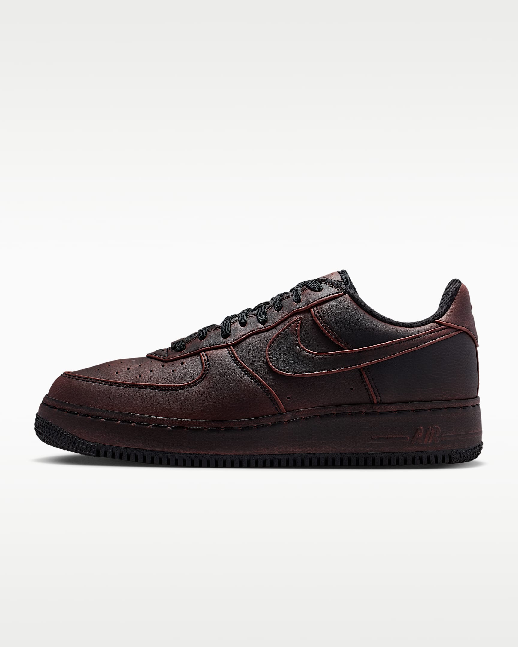 Nike Air Force 1 Low Retro Premium 男子空军一号运动鞋 - 黑/无限黑豹色/砂岩灰粉/黑