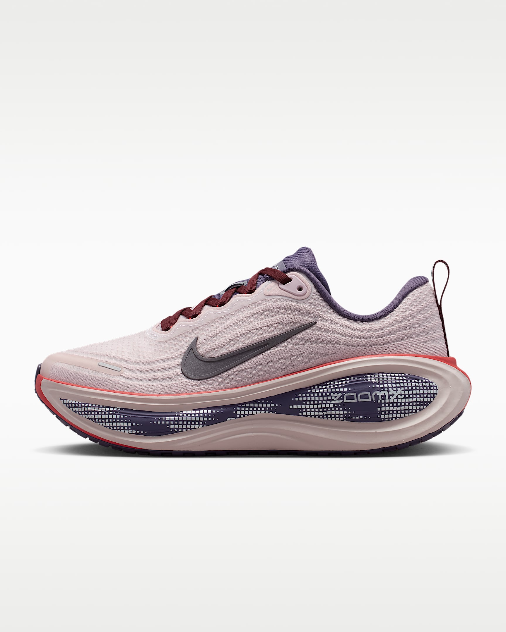 Nike Vomero Plus 耐克超级迈柔女子公路跑步鞋 - 微粒玫瑰红/微粒玫瑰红/乌紫/鲜亮勃艮第酒红