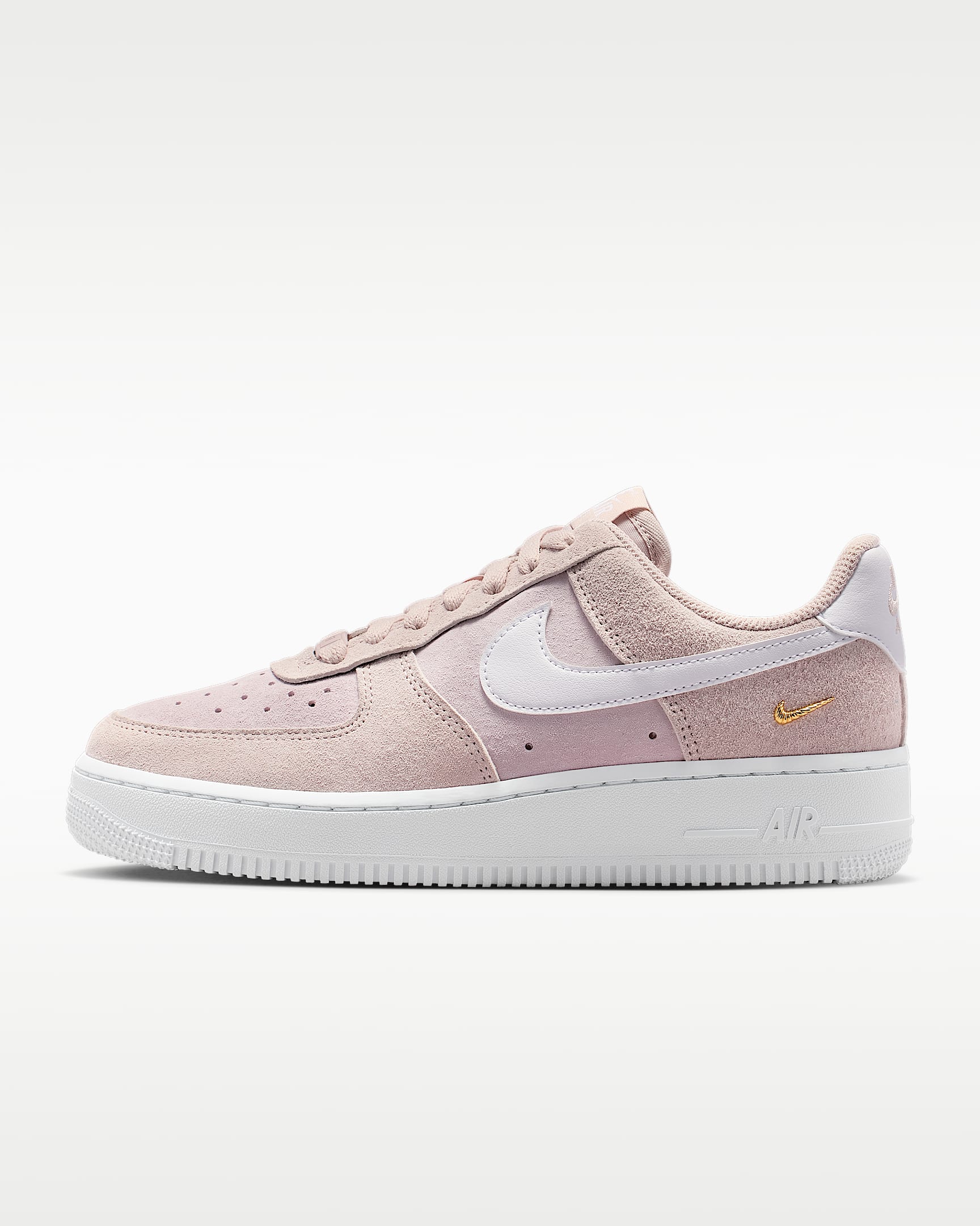 Air Force 1 '07 Low SE 女子空军一号运动鞋 - 砂岩灰粉/泡沫粉/金属色/白色
