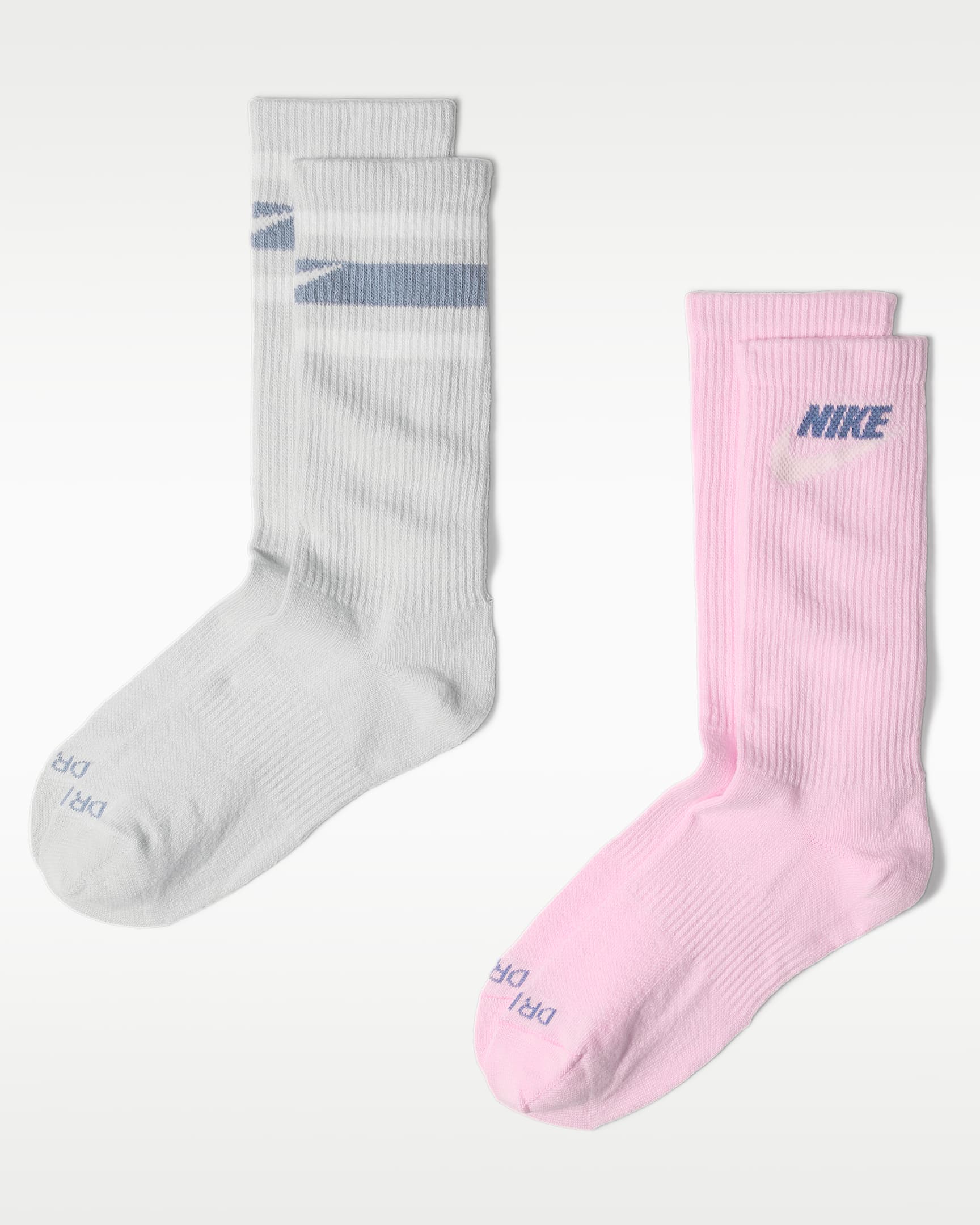 Nike Everyday Plus 轻便型速干中筒运动袜（2 双） - 多色