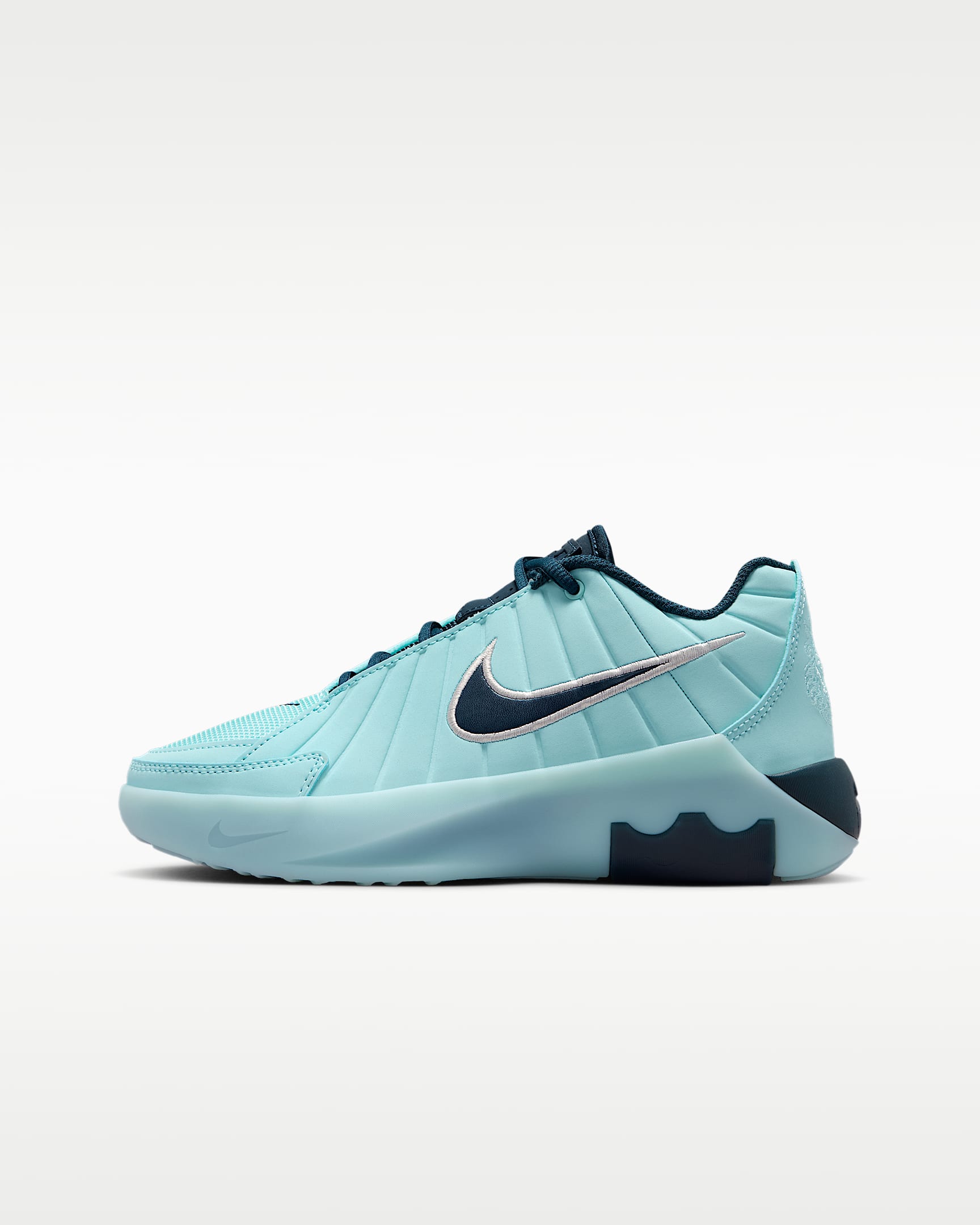 LeBron Witness 9 詹姆斯大童篮球鞋 - 冰河蓝/冰川蓝/金属银/军械深海蓝