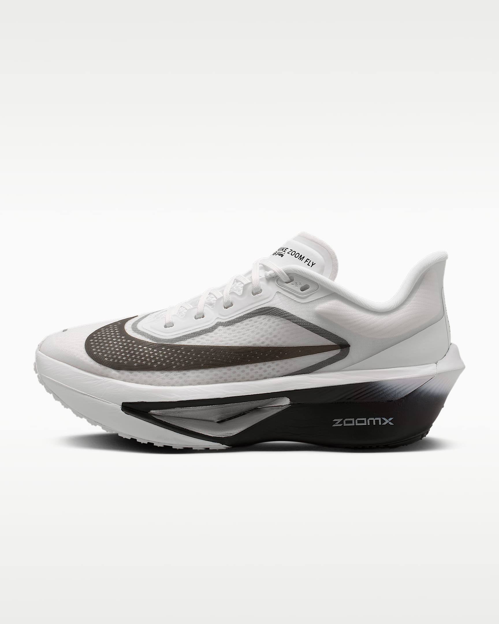 Nike Zoom Fly 6 女子公路竞速跑步鞋 - 白色/烟灰/金属银/黑