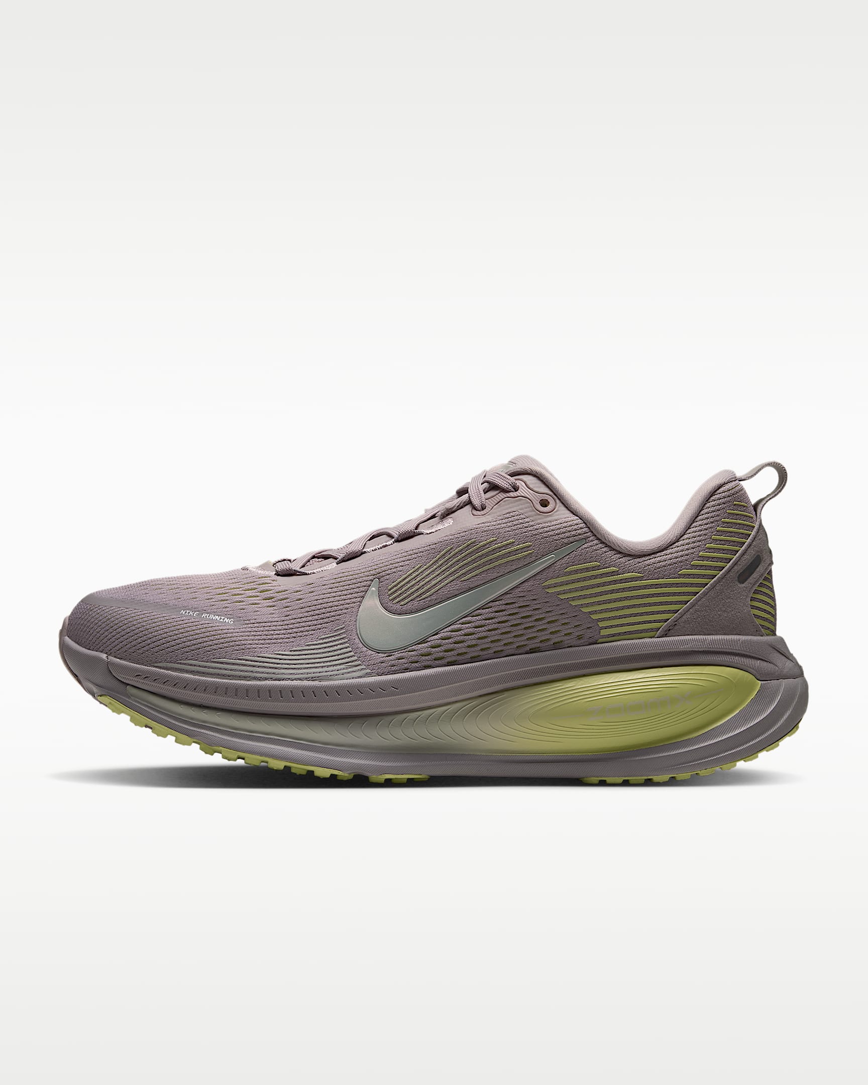 Nike Vomero 18 耐克迈柔女子公路跑步鞋 - 微粒玫瑰红/银紫/黄绿/帆白